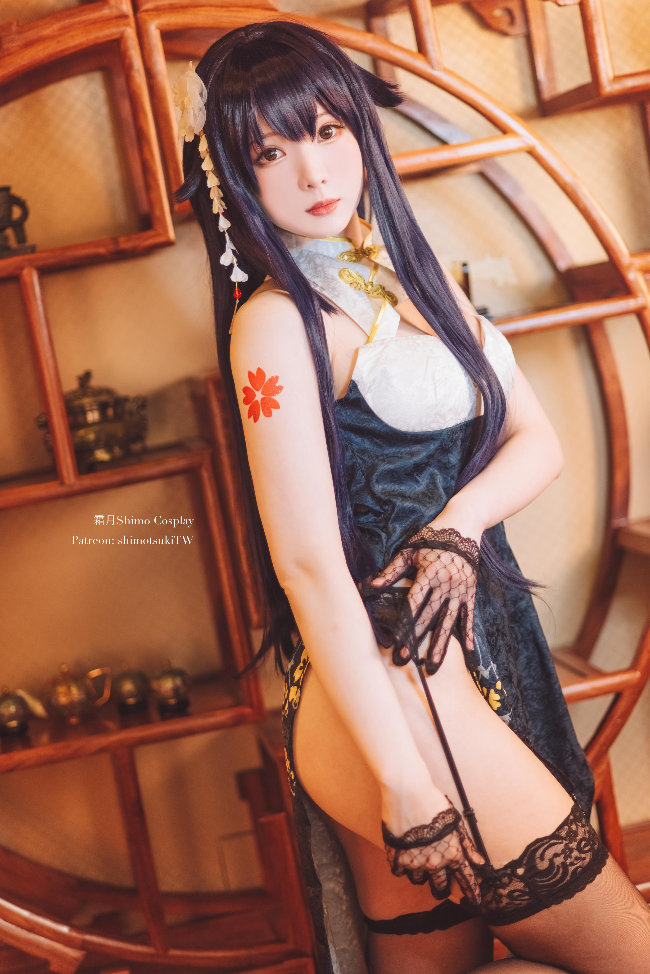 霜月shimo NO.047 碧蓝航线 吾妻旗袍 [12P1V-338MB]_第1集