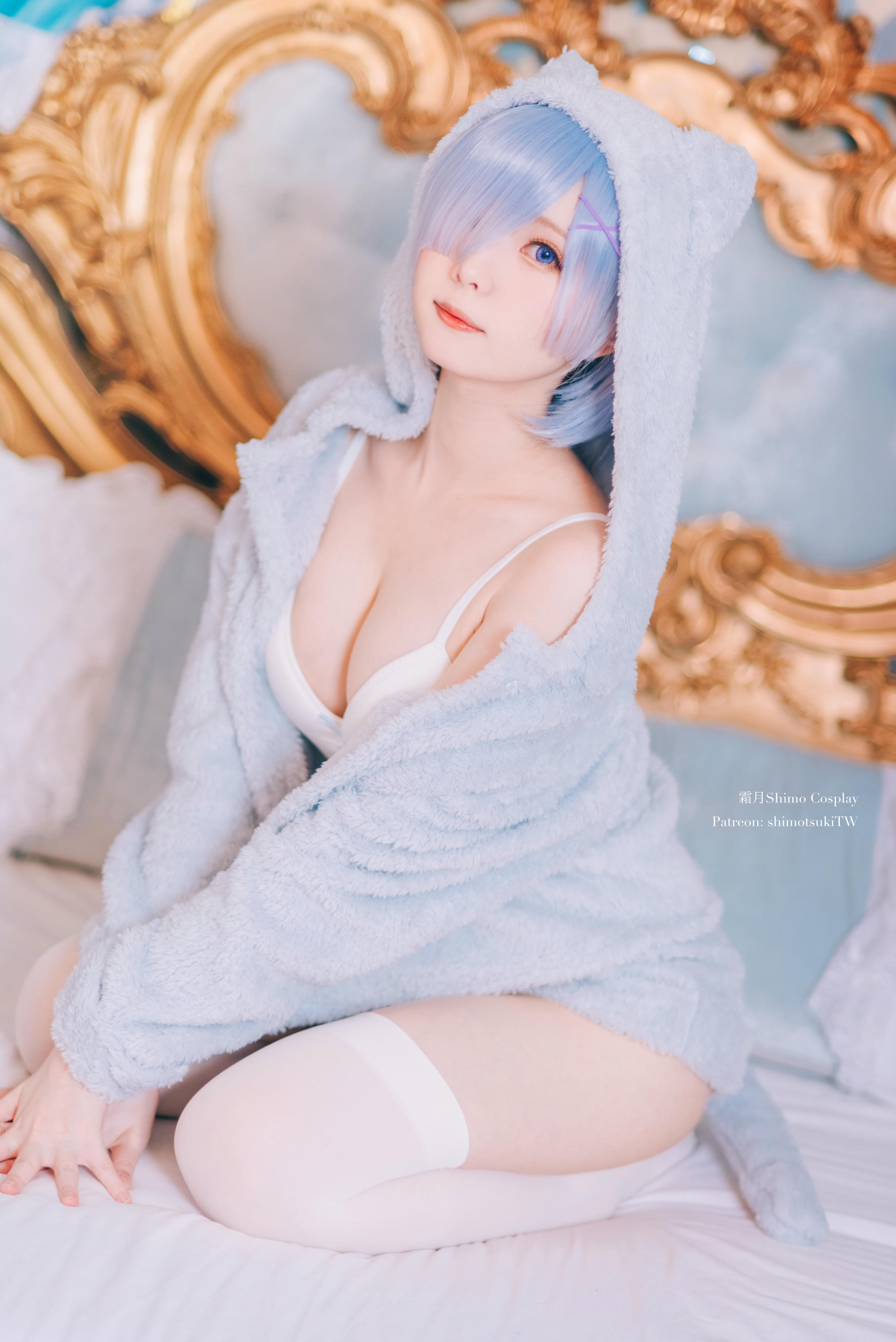 霜月shimo NO.051 雷姆猫咪装 [16P-214MB]_第1集