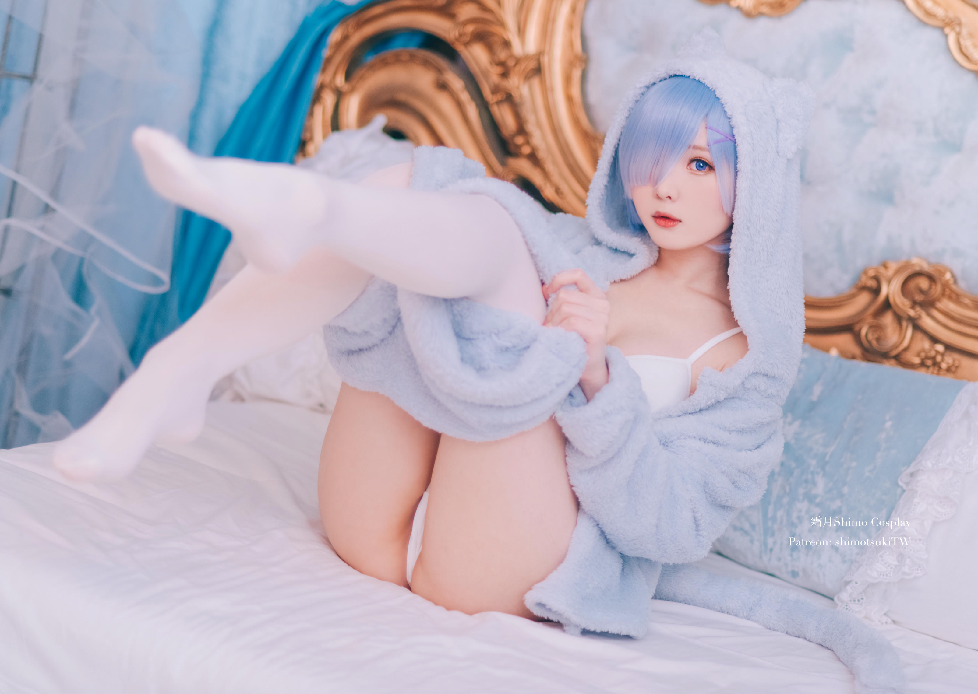 霜月shimo NO.051 雷姆猫咪装 [16P-214MB]_第1集