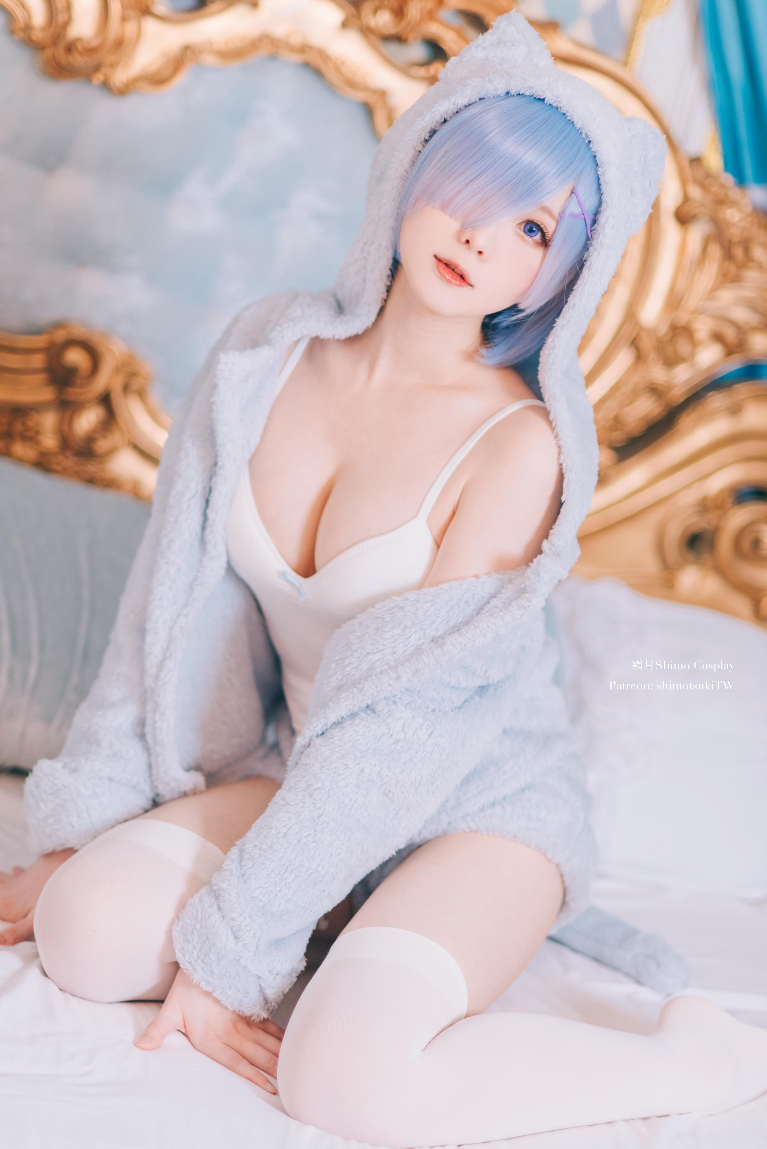 霜月shimo NO.051 雷姆猫咪装 [16P-214MB]_第1集