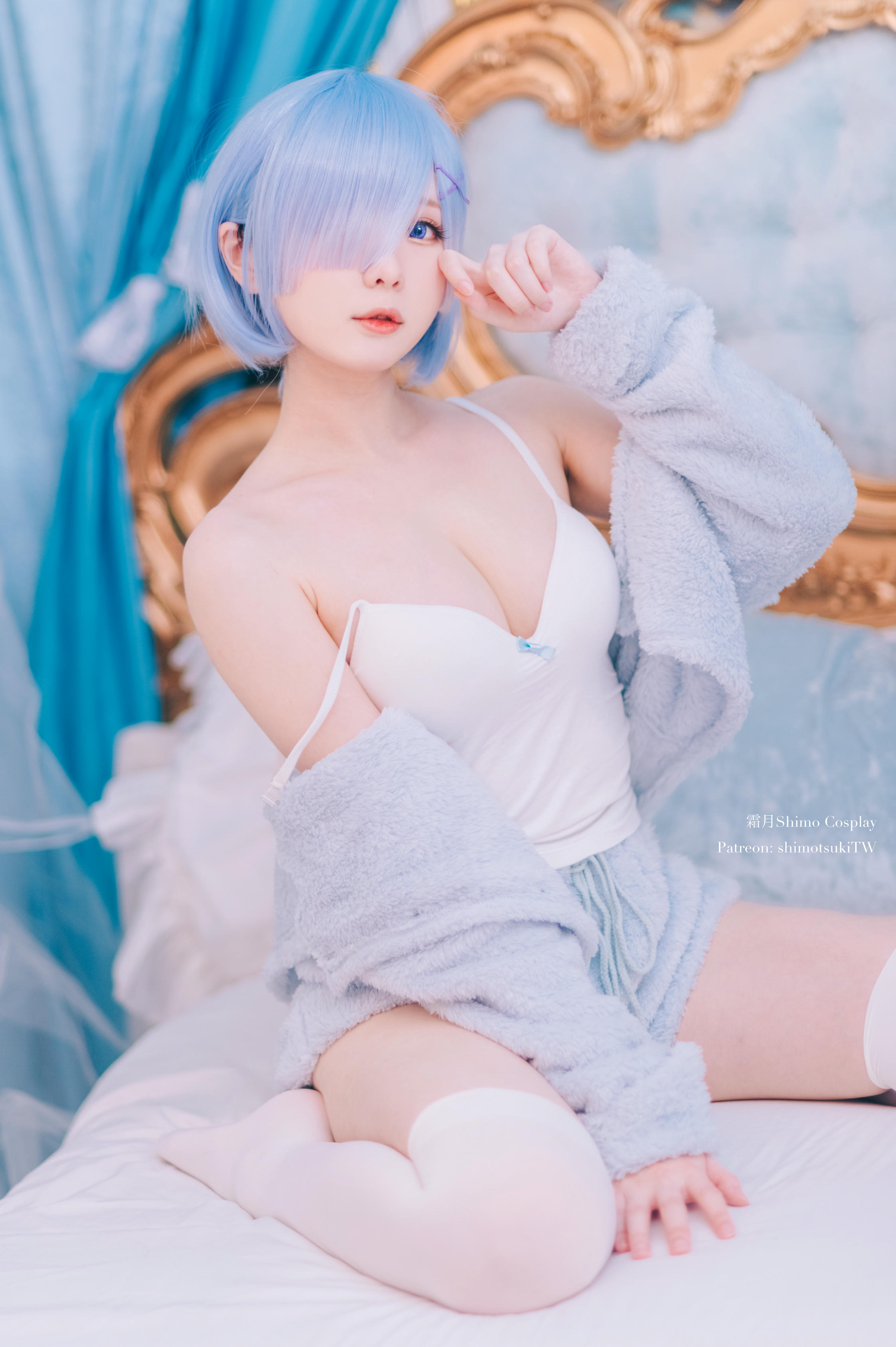 霜月shimo NO.051 雷姆猫咪装 [16P-214MB]_第1集