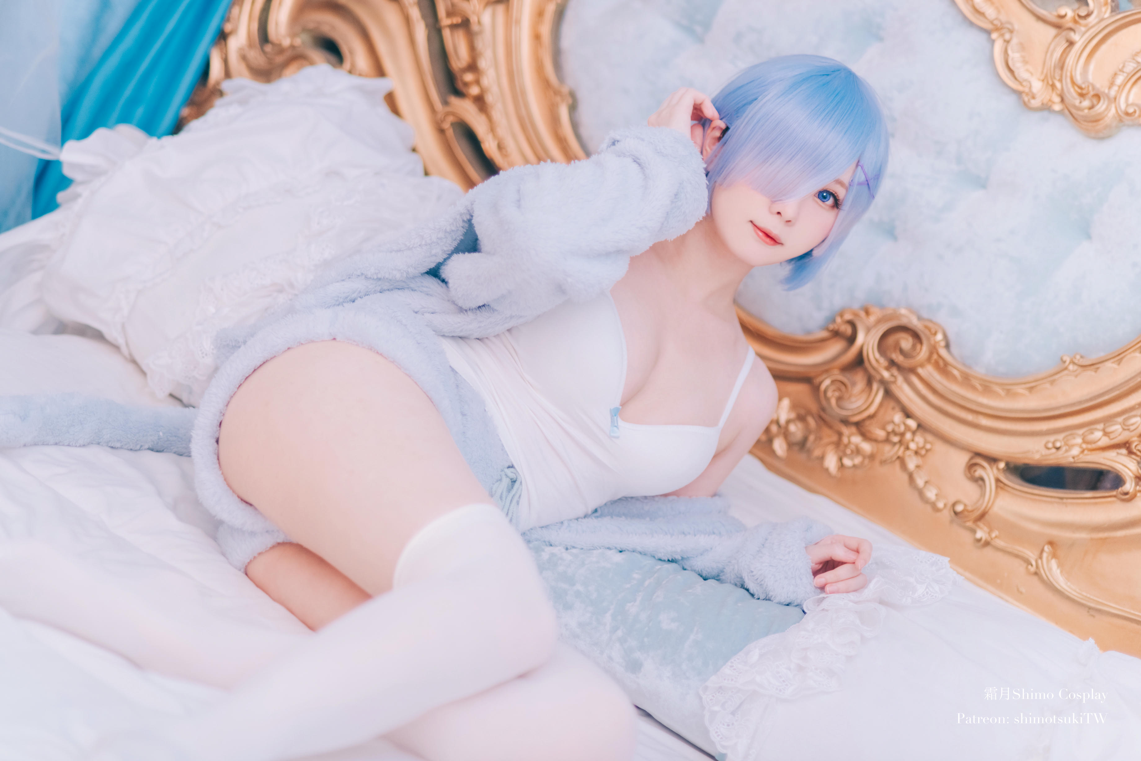 霜月shimo NO.051 雷姆猫咪装 [16P-214MB]_第1集