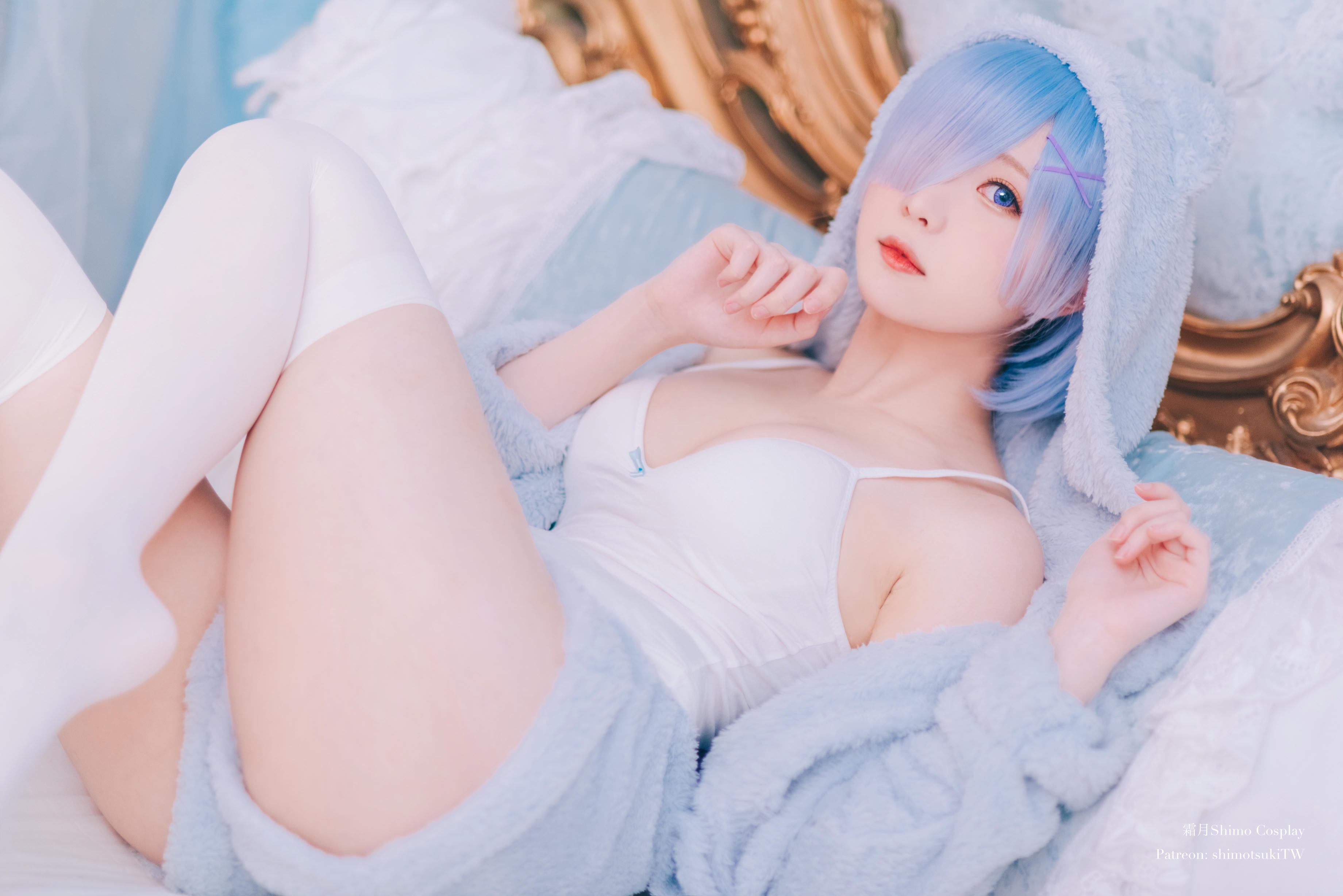 霜月shimo NO.051 雷姆猫咪装 [16P-214MB]_第1集