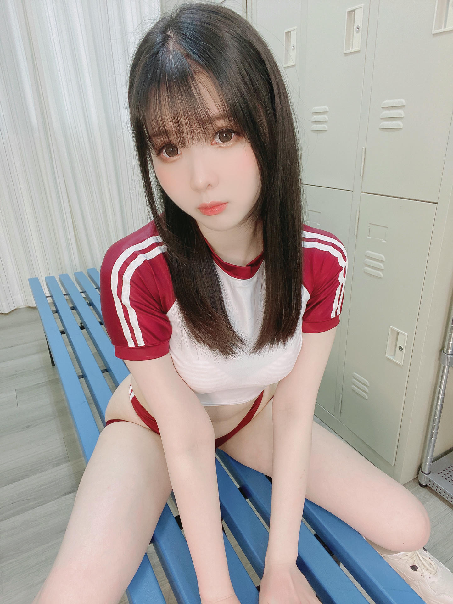 霜月shimo NO.062 fantia 2022.01月合集 [99P-700MB]-2022-01-17 Tバックブルマ+ピンク縞ブラ_第1集