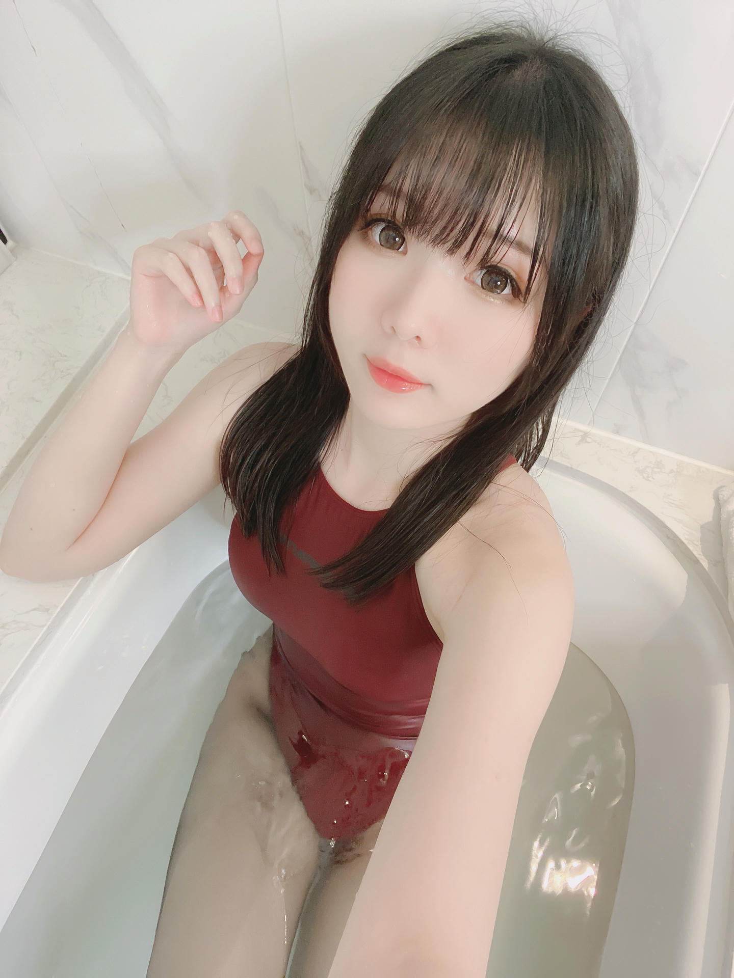 霜月shimo NO.064 fantia 2022.03月合集 [113P-740MB]-2022-03-17 競泳水着X黒タイツ_第2集