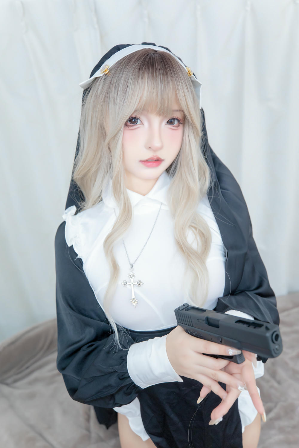 神乐坂真冬-神楽坂真冬 NO.197 战斗修女 [75P2V-340MB]_第1集