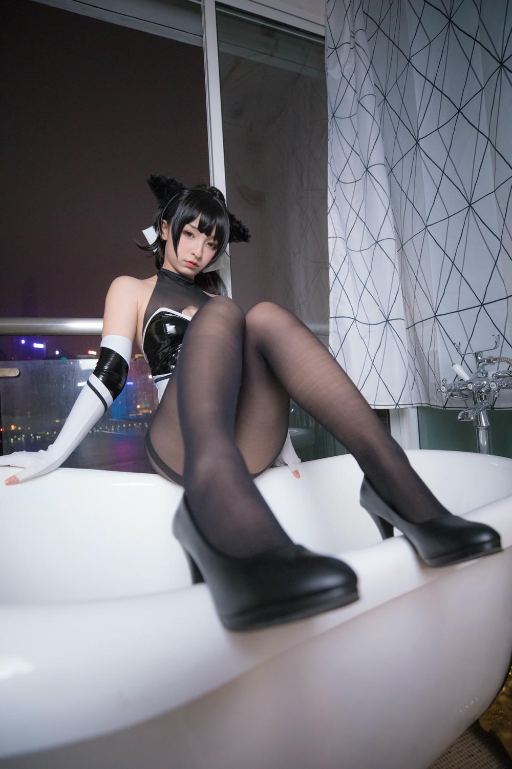 神乐坂真冬-神楽坂真冬 NO.002 TAKAO-TIGHTS VER (黑丝) [150P-357MB]_第8集