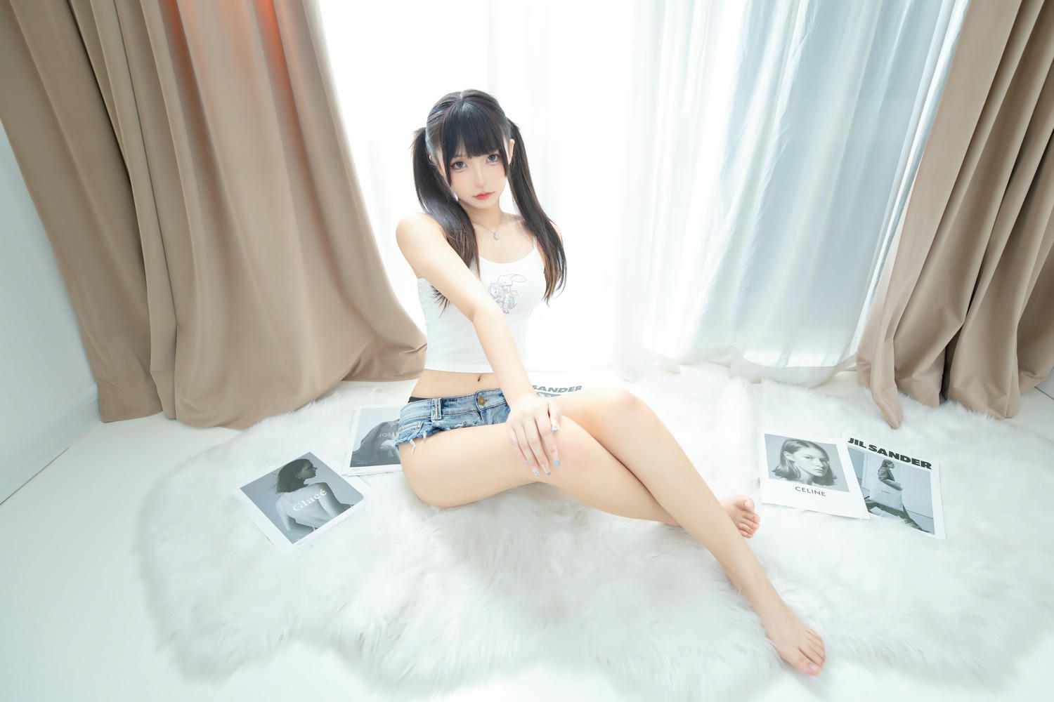 神乐坂真冬-神楽坂真冬 NO.129 牛仔兔兔 [75P 152MB]_第1集