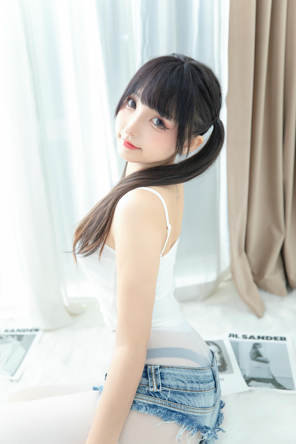 神乐坂真冬-神楽坂真冬 NO.129 牛仔兔兔 [75P 152MB]_第4集