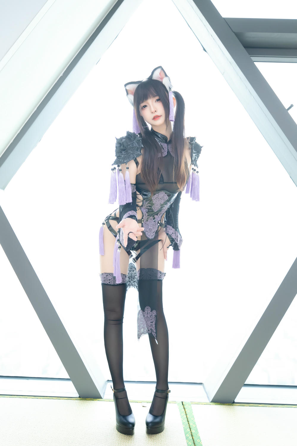 神乐坂真冬-神楽坂真冬 NO.141 旗袍猫女 [75P2V 223MB]_第1集