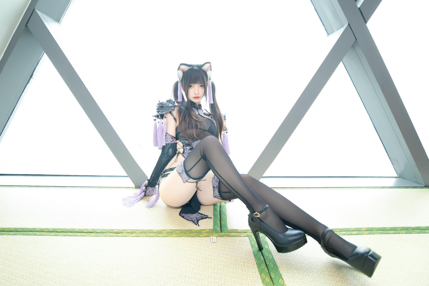 神乐坂真冬-神楽坂真冬 NO.141 旗袍猫女 [75P2V 223MB]_第2集