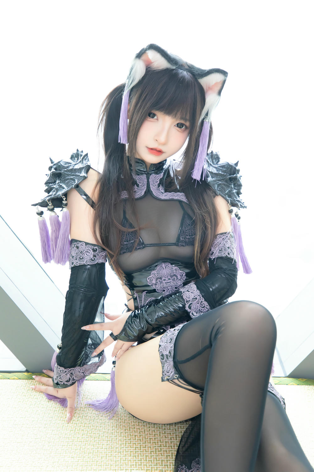 神乐坂真冬-神楽坂真冬 NO.141 旗袍猫女 [75P2V 223MB]_第3集