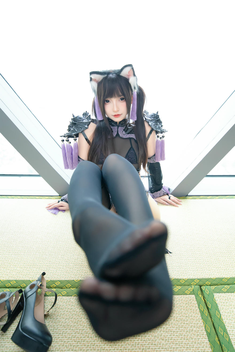 神乐坂真冬-神楽坂真冬 NO.141 旗袍猫女 [75P2V 223MB]_第3集