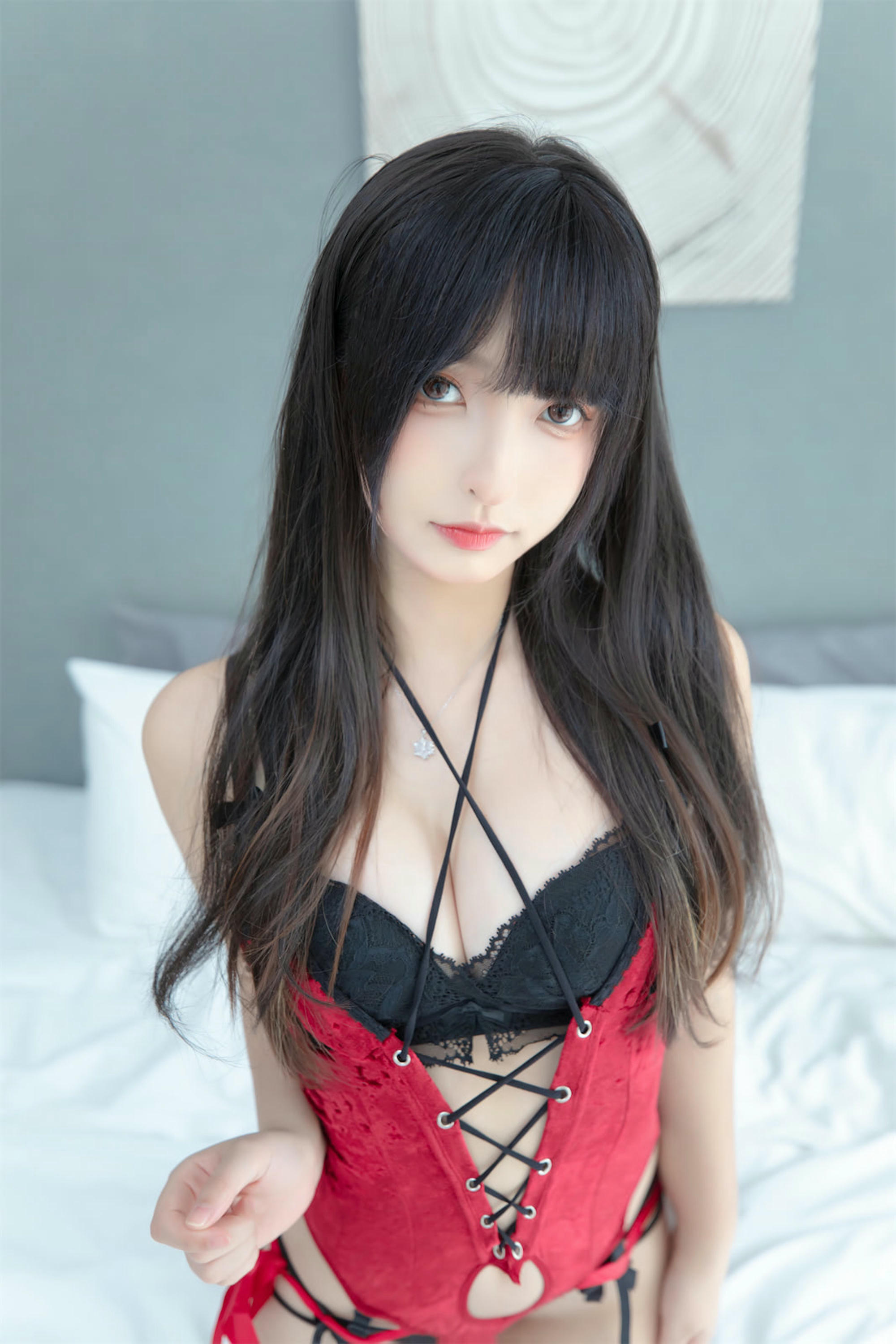 神乐坂真冬-神楽坂真冬 NO.151 红丝绒[75P-215.8M]_第1集