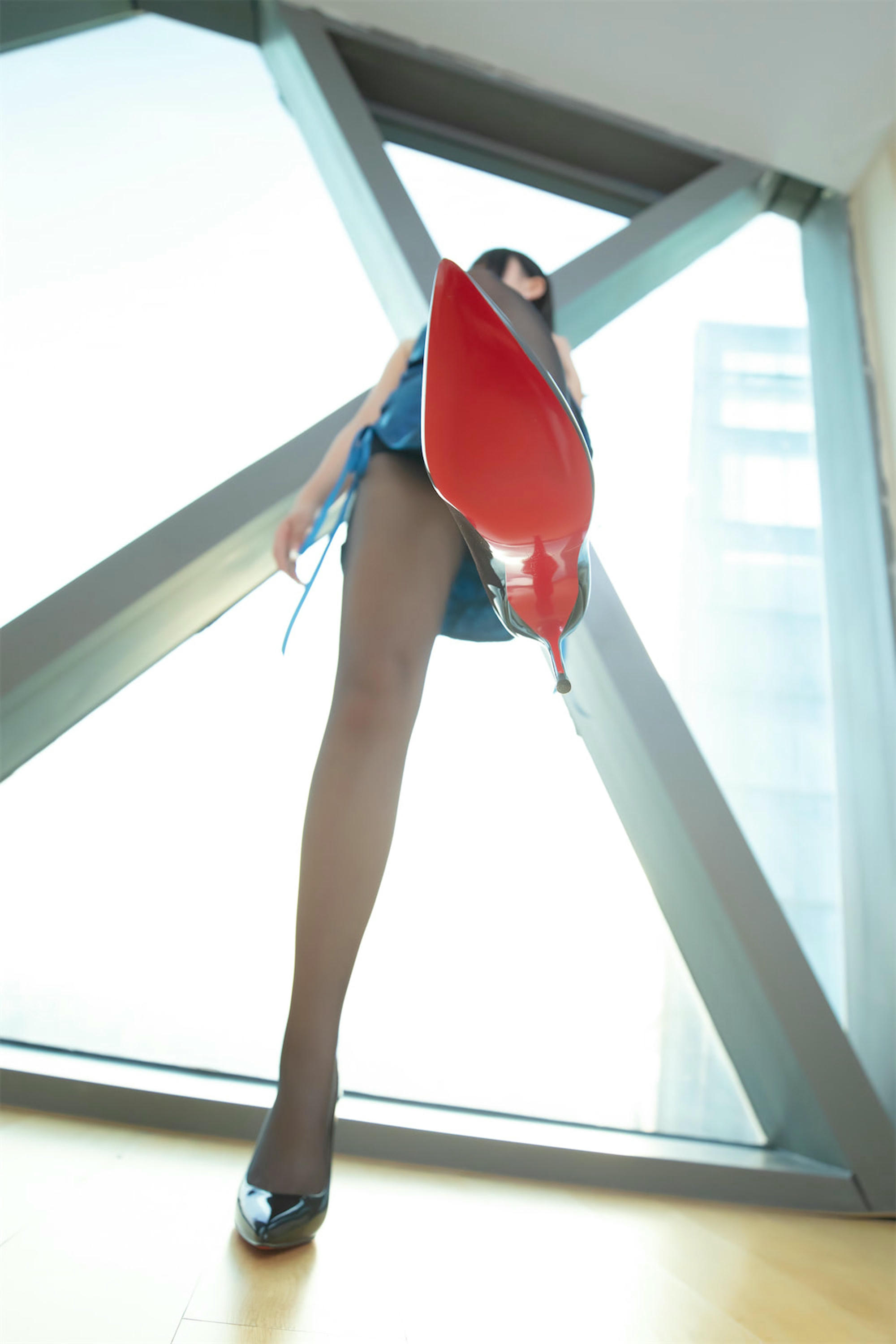 神乐坂真冬-神楽坂真冬 NO.154 蓝衣旗袍 [75P2V 235MB]_第1集