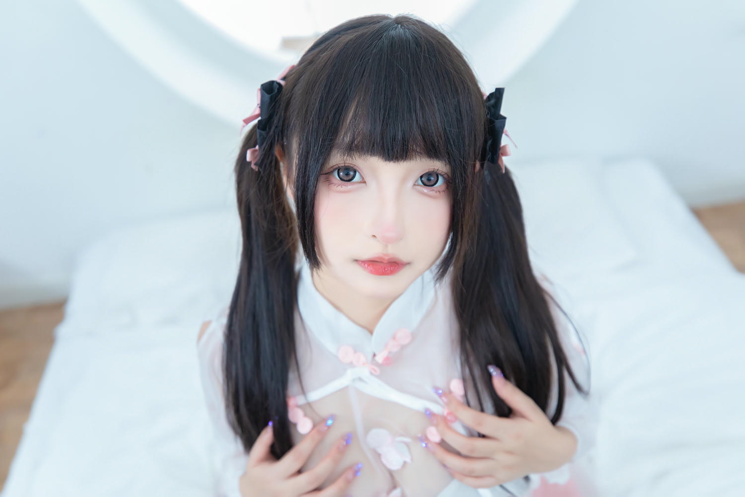 神乐坂真冬-神楽坂真冬 NO.162 蜜桃雪糕 [75P2V-420MB]_第2集