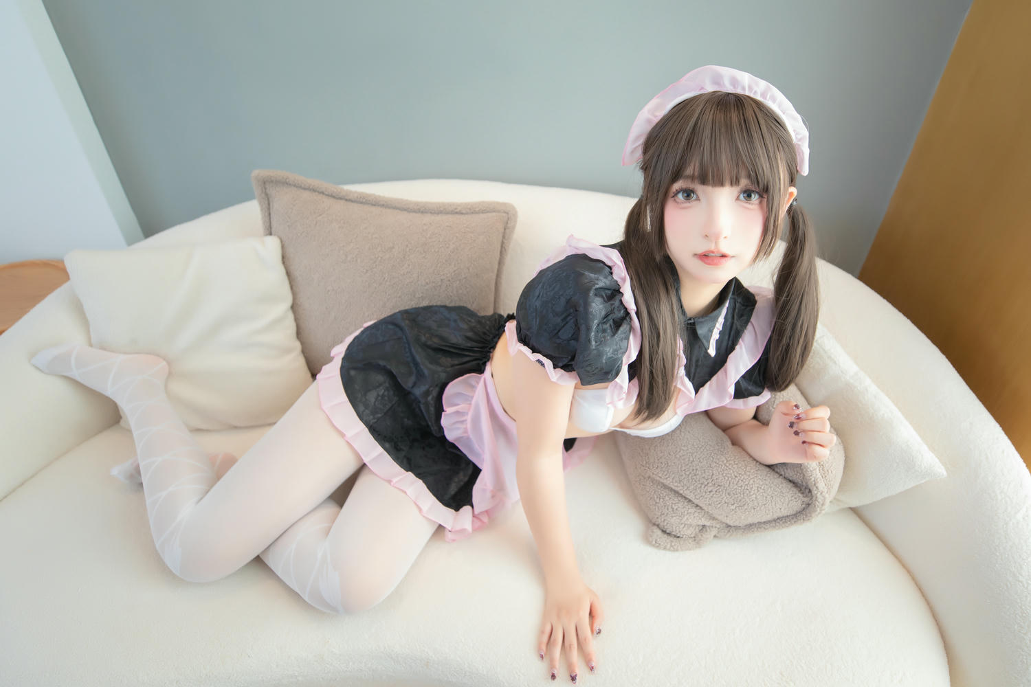 神乐坂真冬-神楽坂真冬 NO.192 女仆雪糕 [75P2V 224MB]_第3集