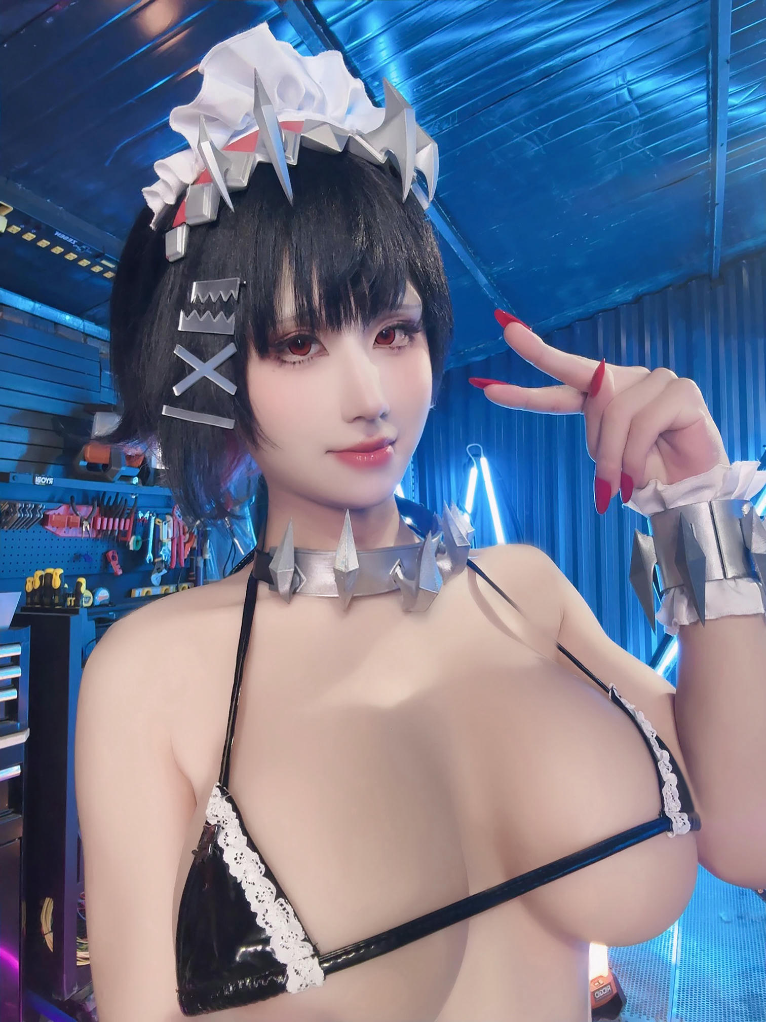 桜满三时 NO.009 绝区零 艾莲乔 女仆比基尼[21P 103MB]_第1集