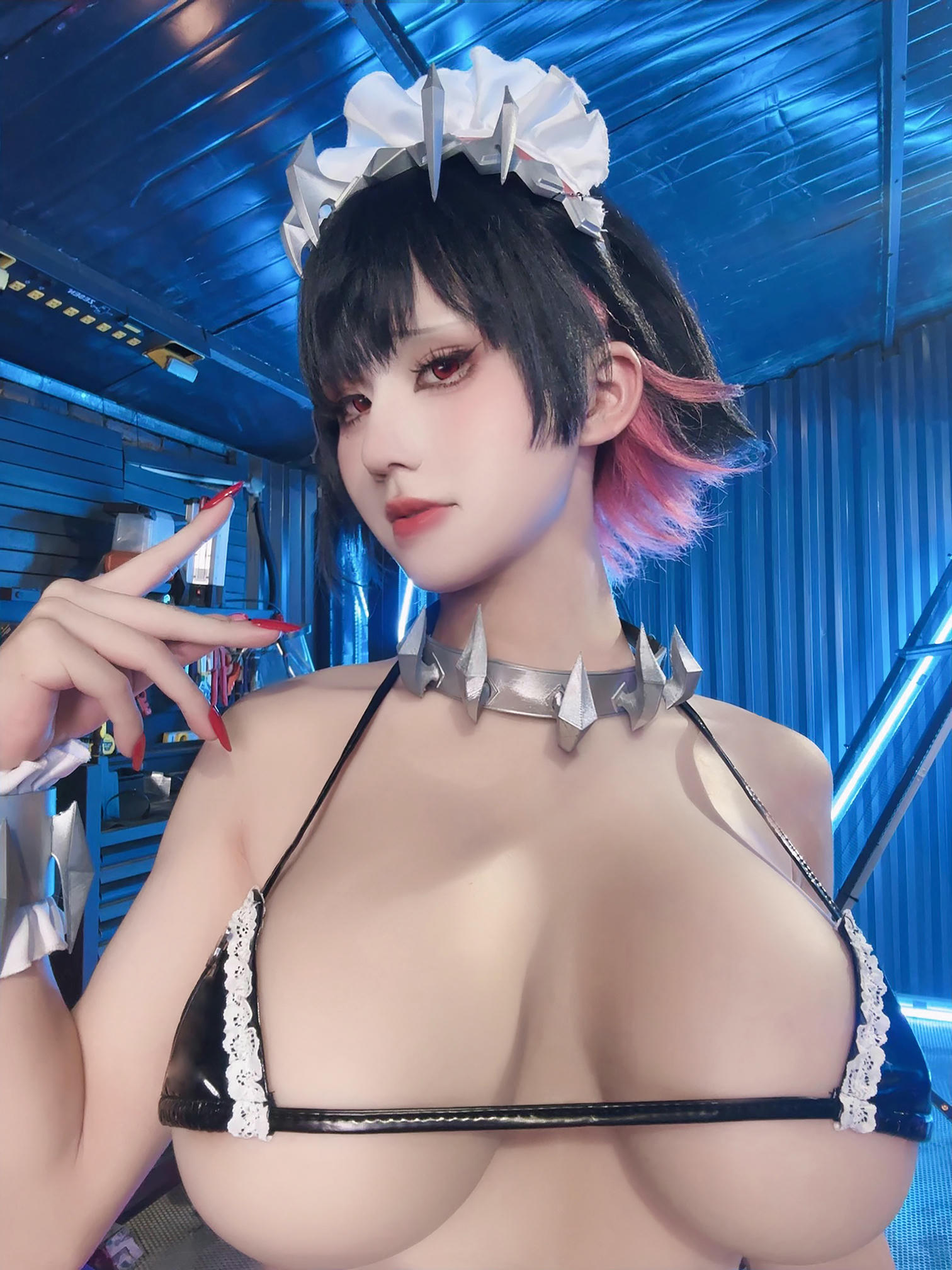 桜满三时 NO.009 绝区零 艾莲乔 女仆比基尼[21P 103MB]_第1集