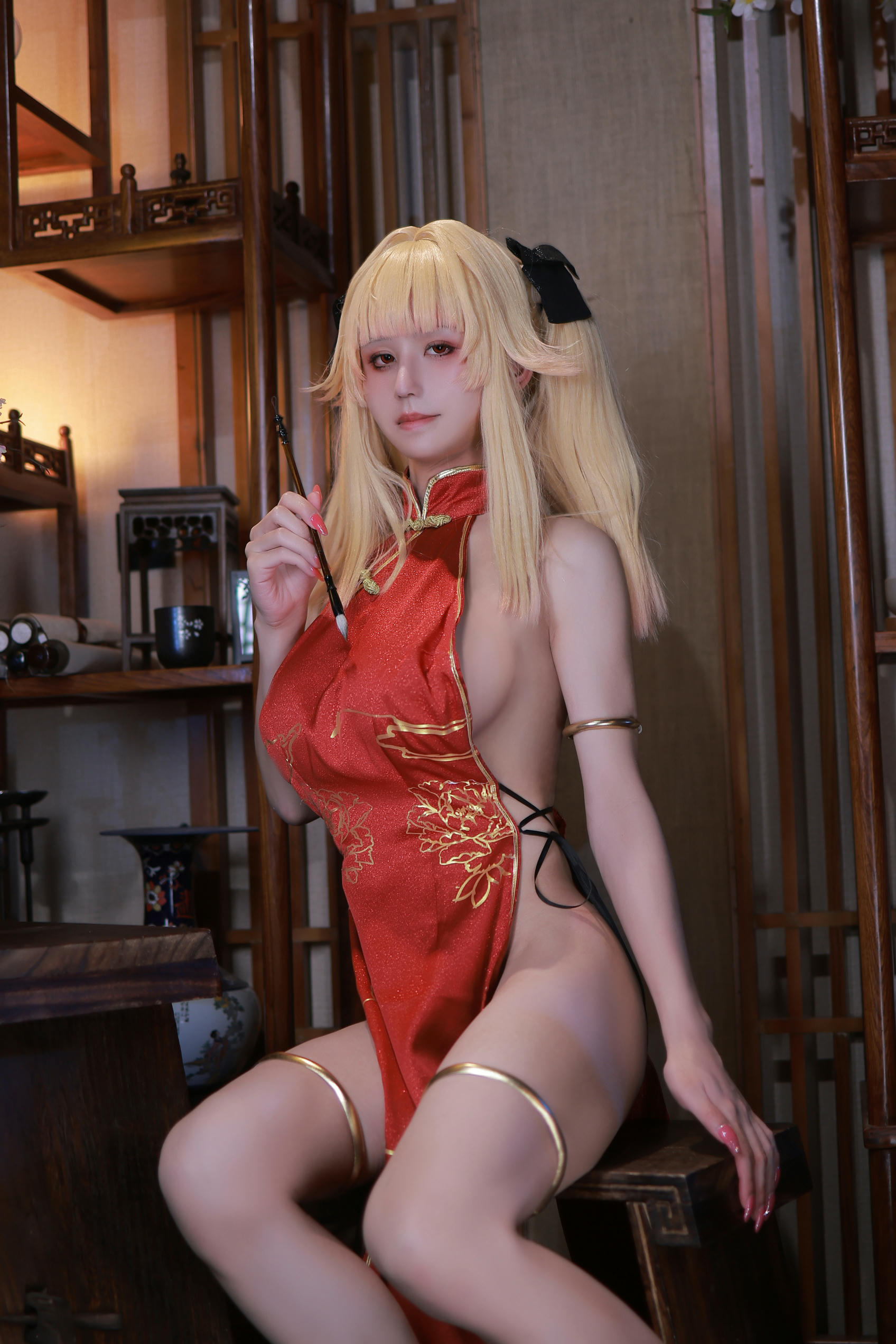 桜满三时 NO.004 萌姬联合 旗袍 [95P-1.01GB]_第2集