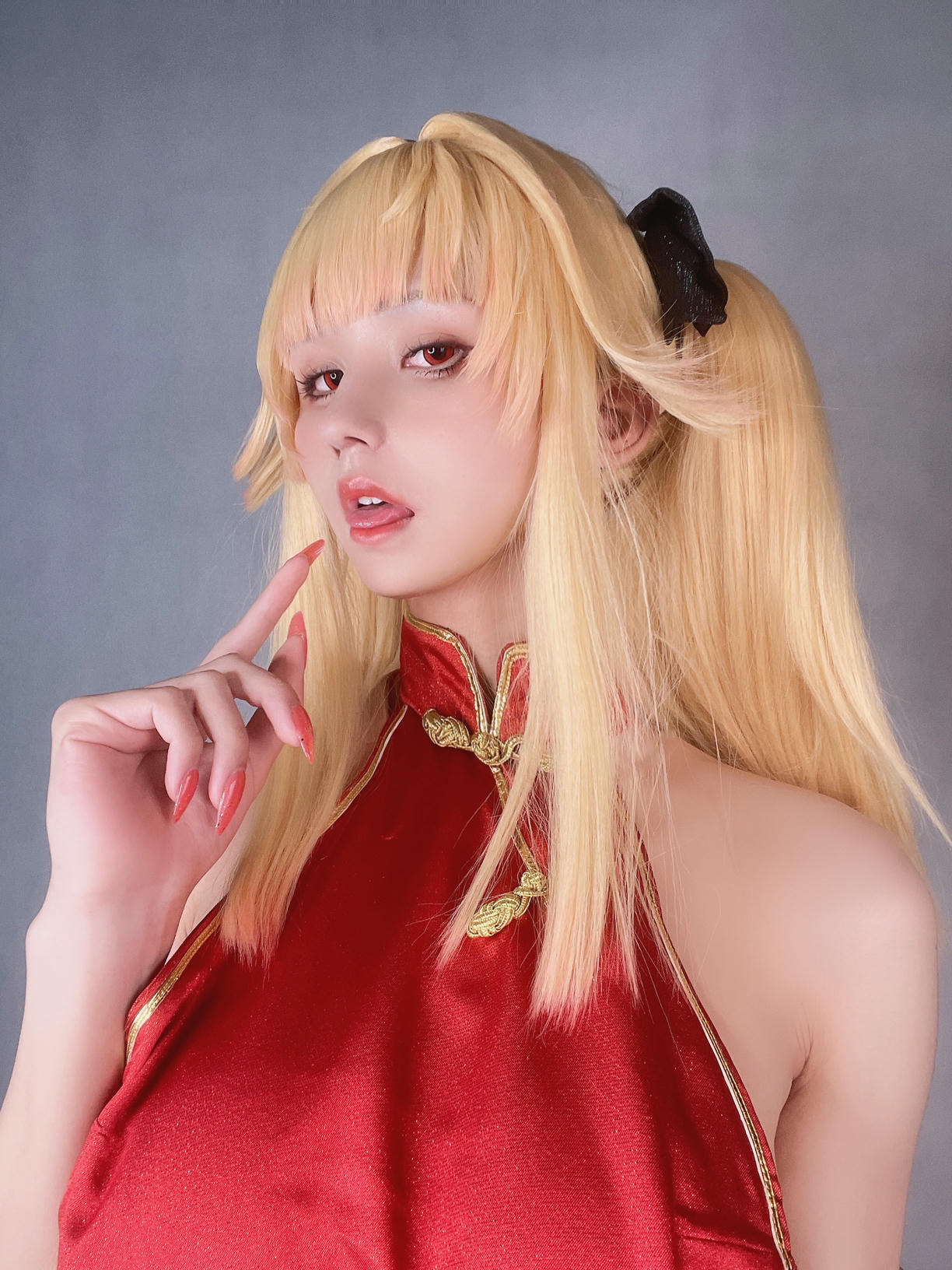 桜满三时 NO.004 萌姬联合 旗袍 自拍 29P_第1集