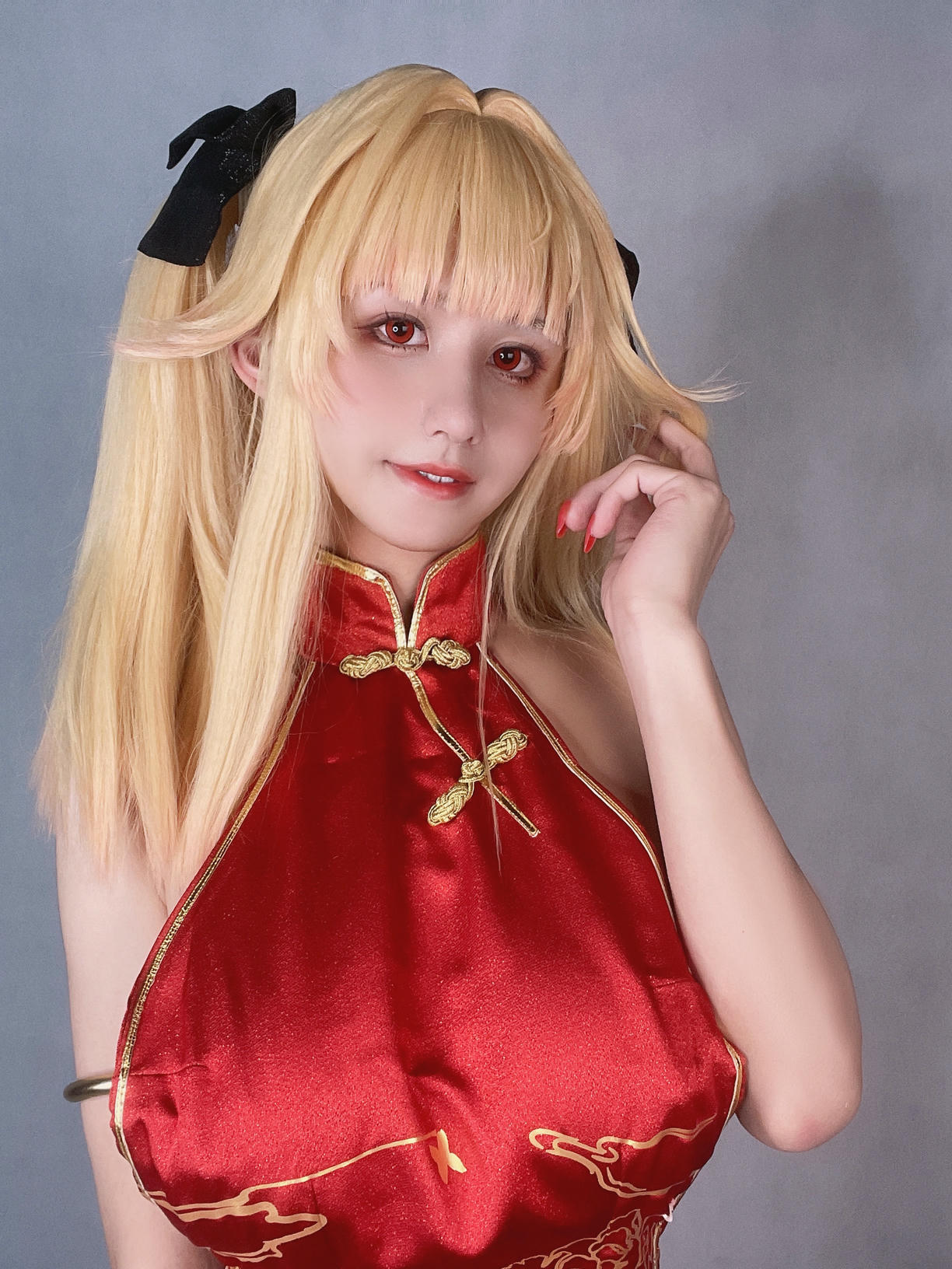 桜满三时 NO.004 萌姬联合 旗袍 自拍 29P_第1集