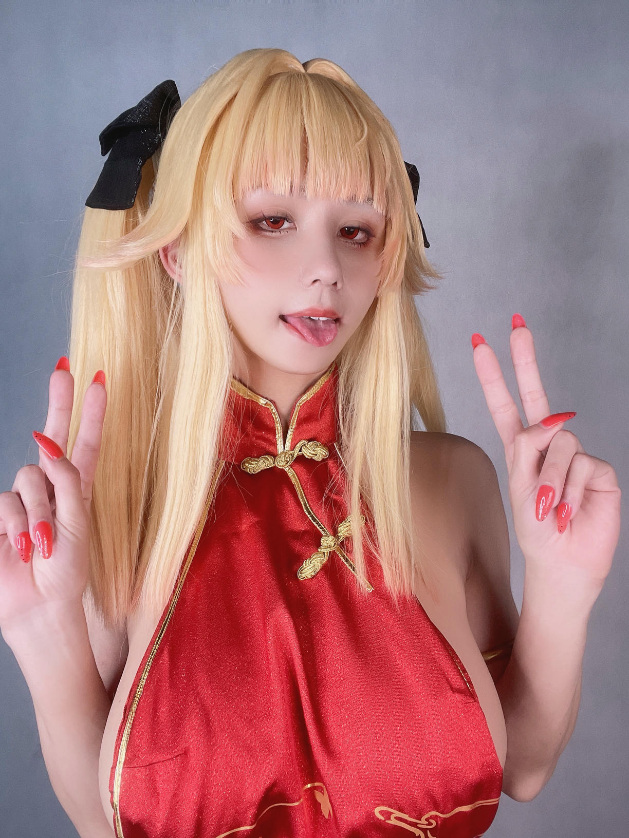 桜满三时 NO.004 萌姬联合 旗袍 自拍 29P_第1集