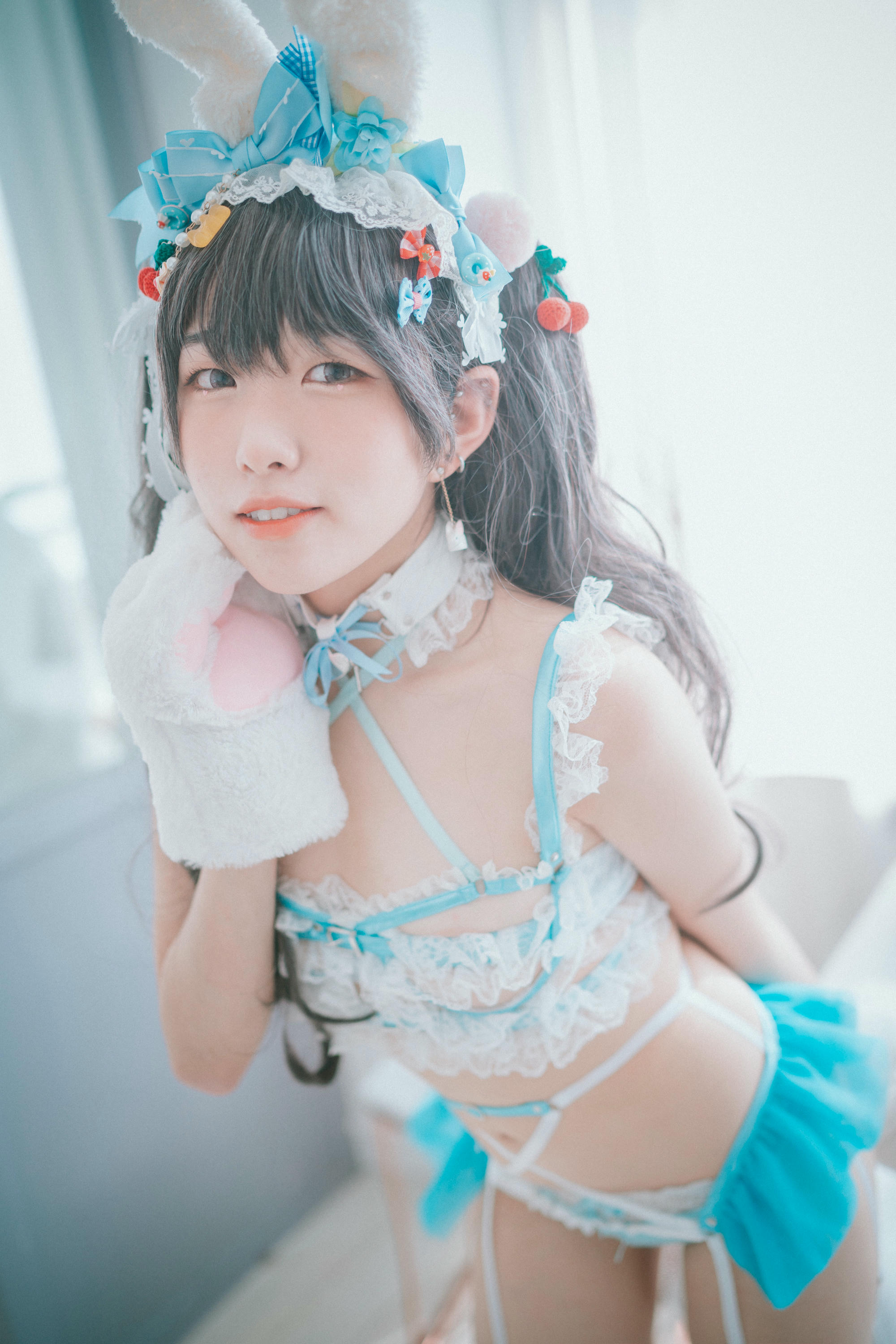 韩国美女-Sonson NO.005 [DJAWA] Turquoise_Bunny [50P-558MB]_第2集