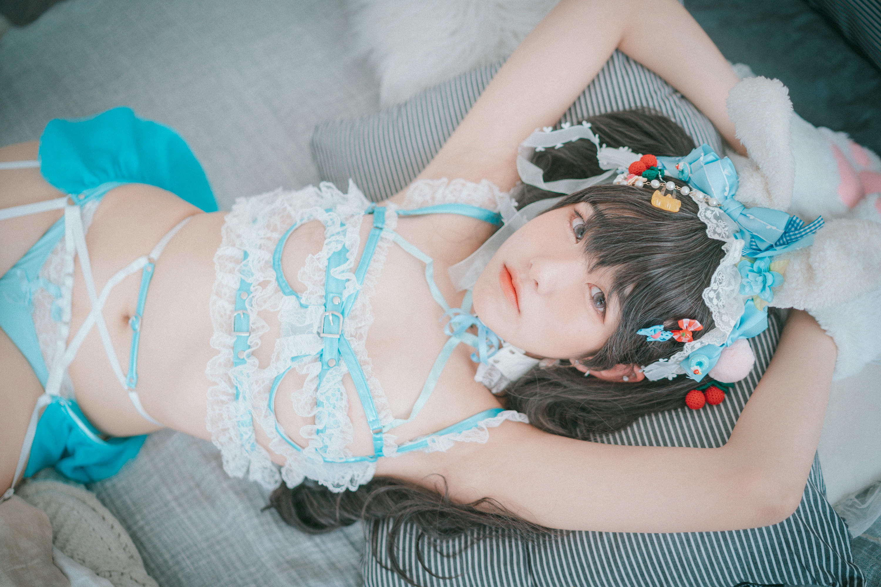 韩国美女-Sonson NO.005 [DJAWA] Turquoise_Bunny [50P-558MB]_第2集