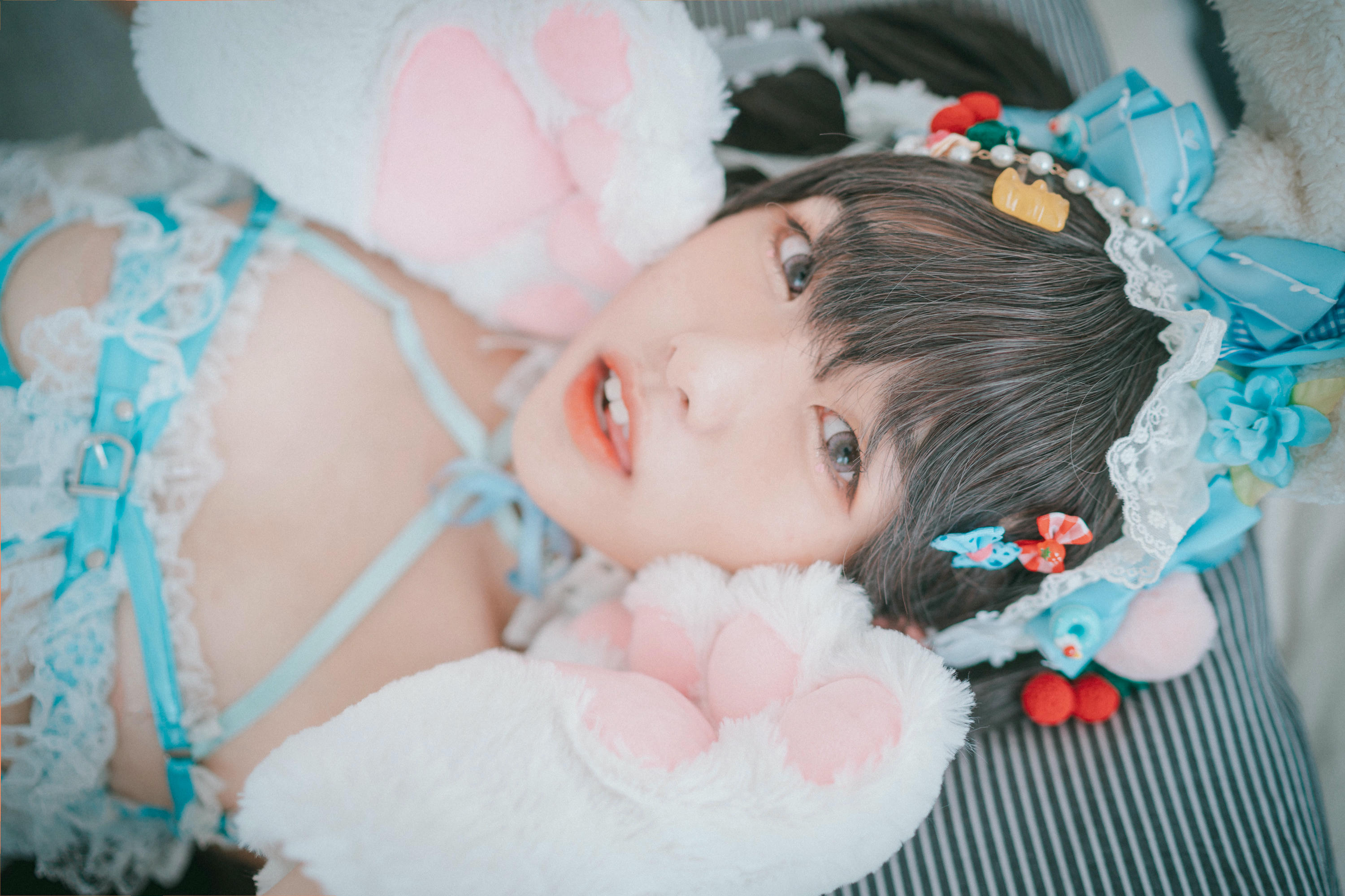 韩国美女-Sonson NO.005 [DJAWA] Turquoise_Bunny [50P-558MB]_第2集