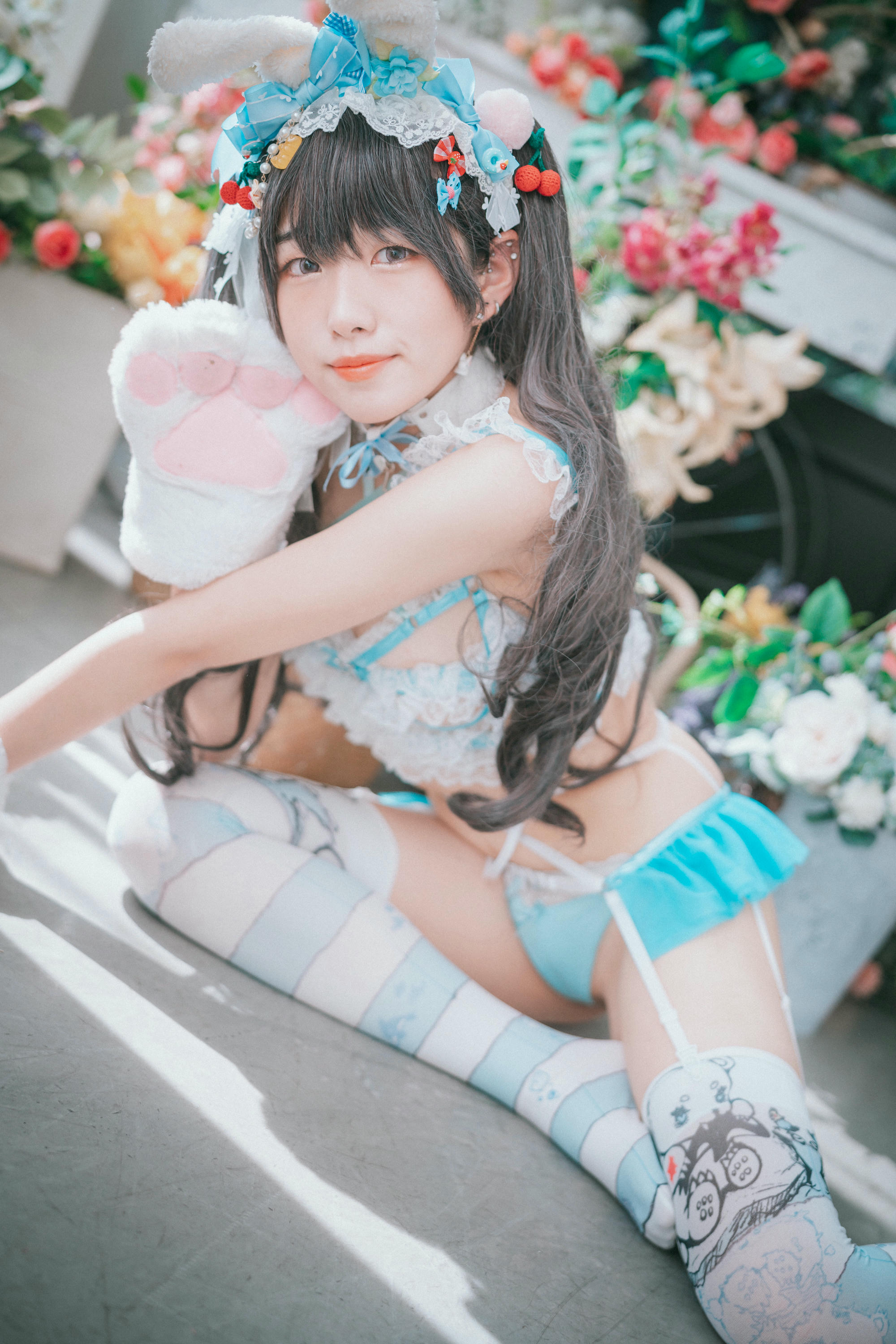 韩国美女-Sonson NO.005 [DJAWA] Turquoise_Bunny [50P-558MB]_第2集