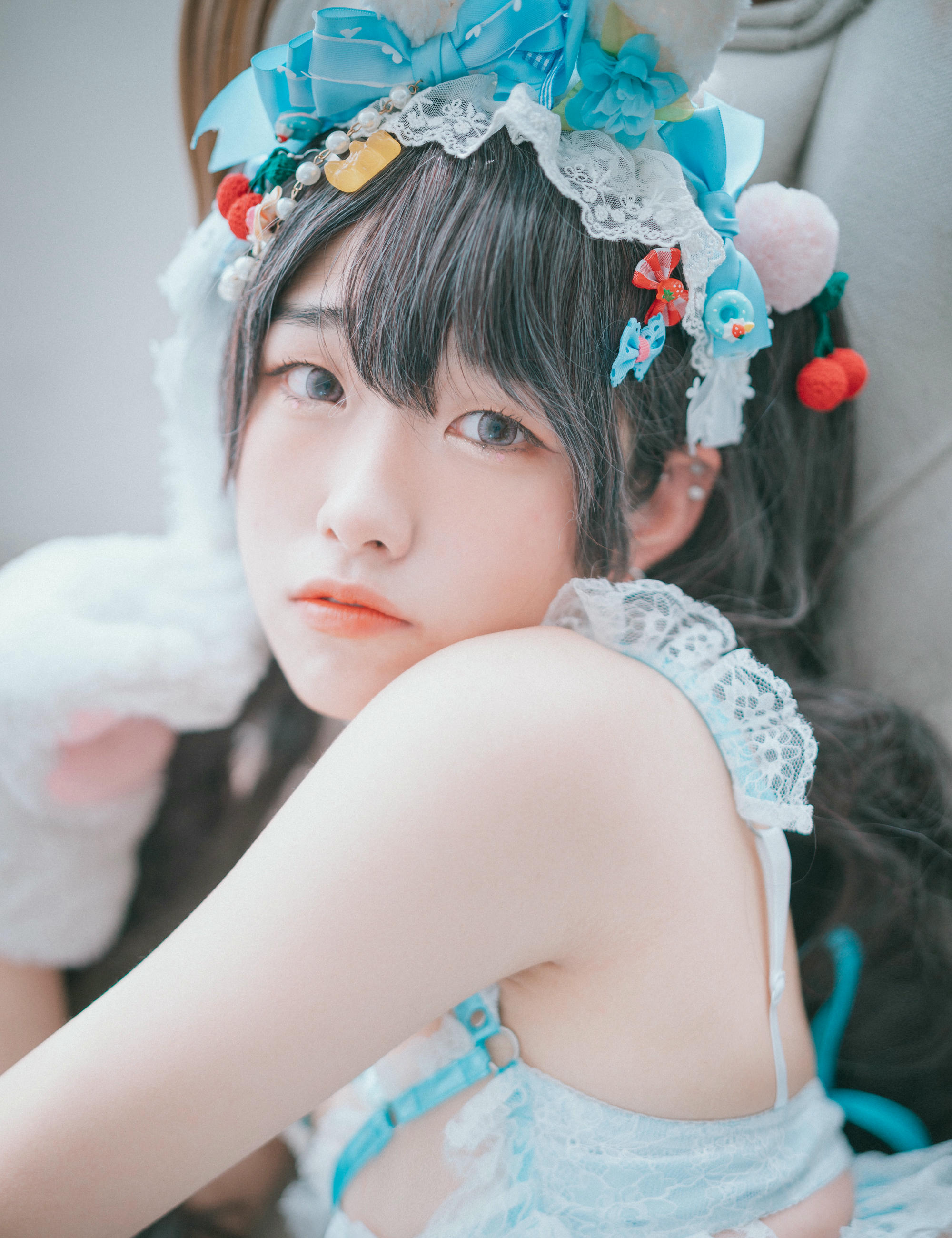 韩国美女-Sonson NO.005 [DJAWA] Turquoise_Bunny [50P-558MB]_第2集