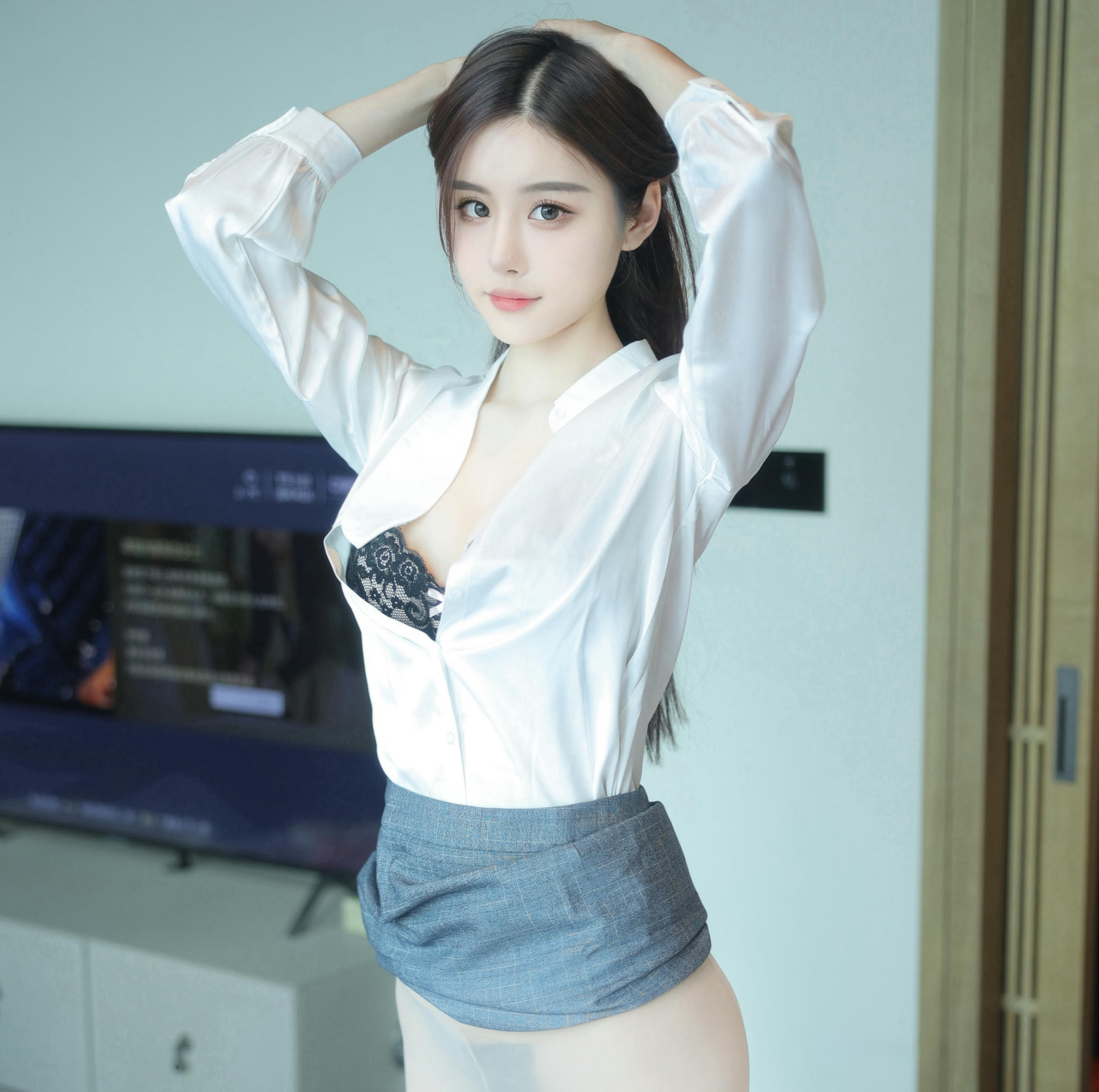 晚苏susu NO.010 内购无水印 性感职业装 [86P 1.21 GB]_第2集