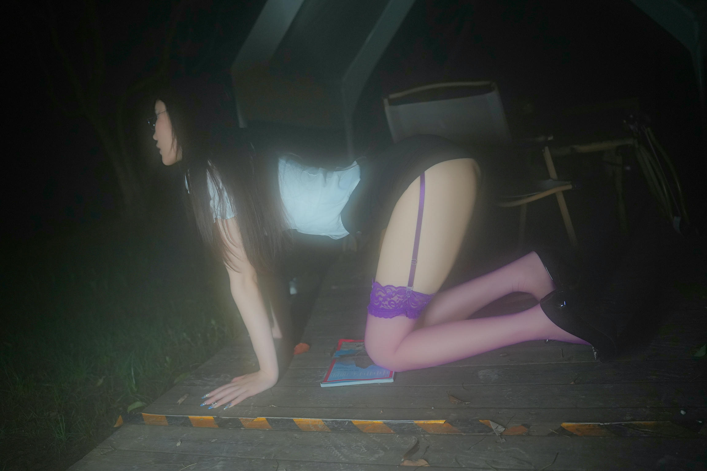 晚苏susu NO.018 内购无水印 8999 紫色丝袜 [80P 569.74 MB]_第2集