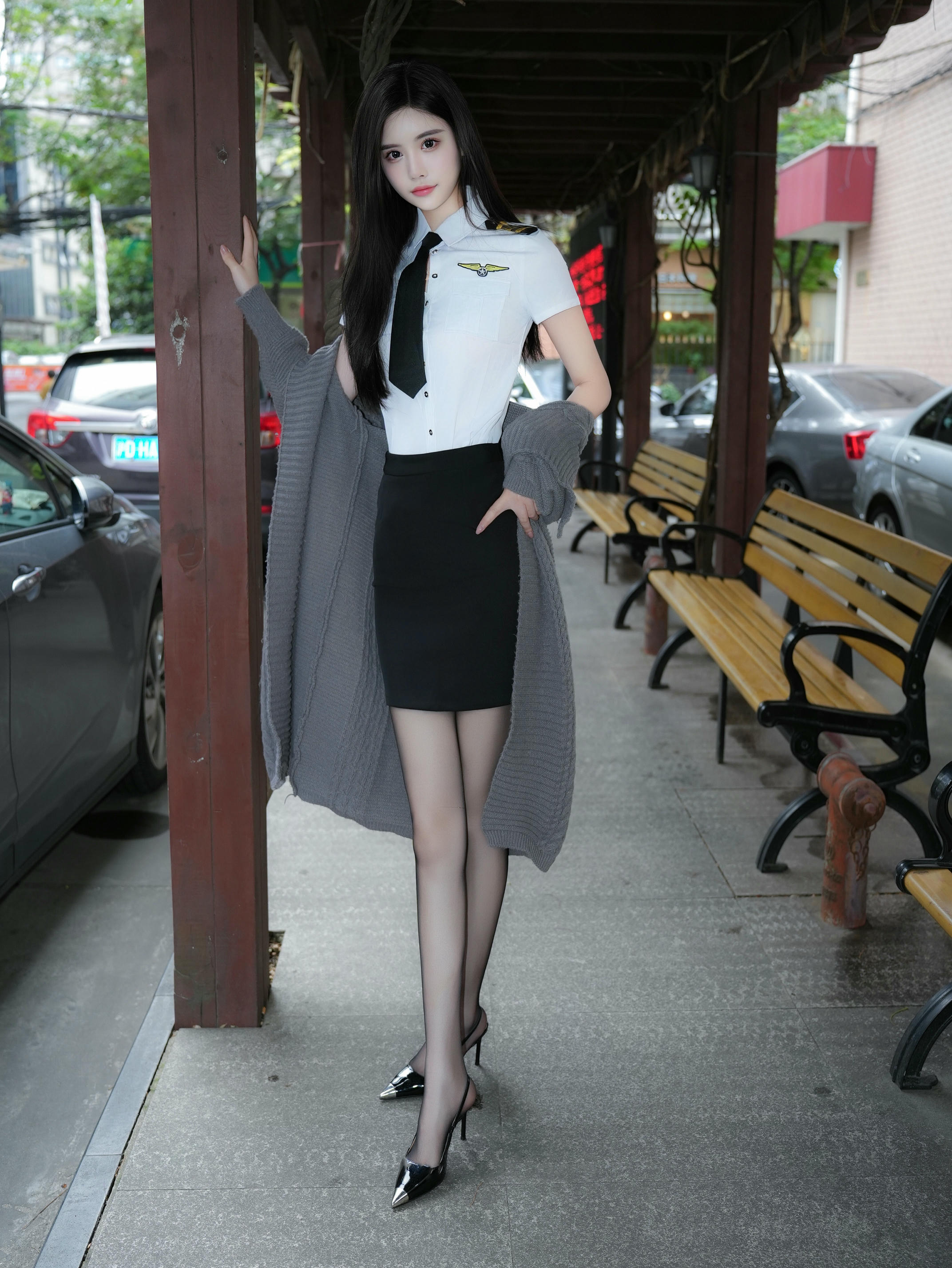 晚苏susu NO.005 灰色制服[106P／929MB]_第3集