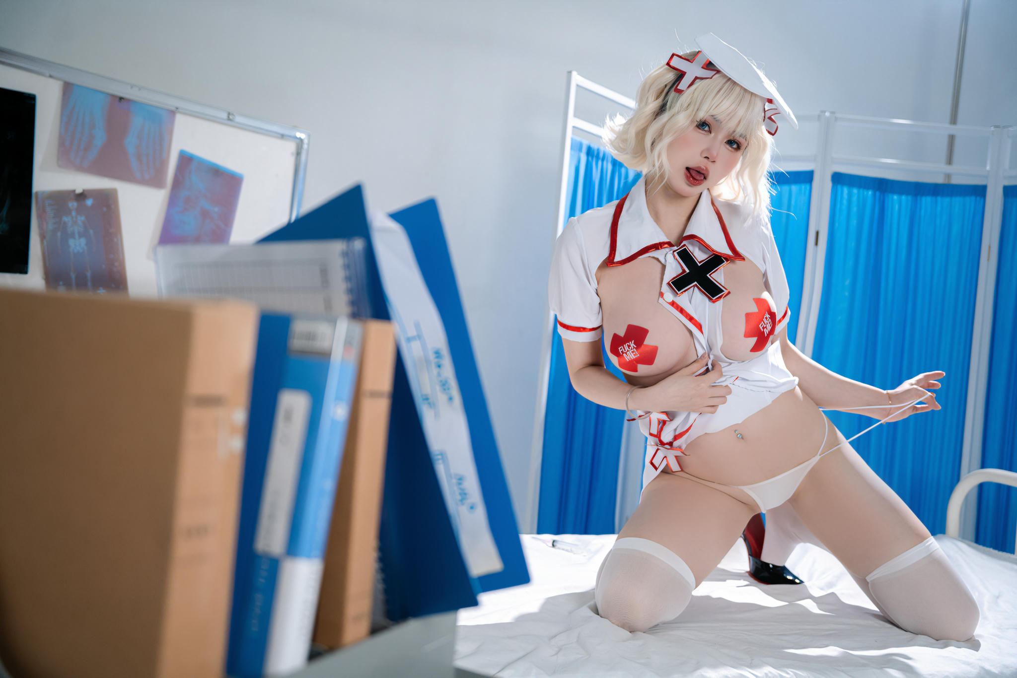 Tina很妖孽呀 NO.020 白色护士妹妹  [48P-230M]_第2集