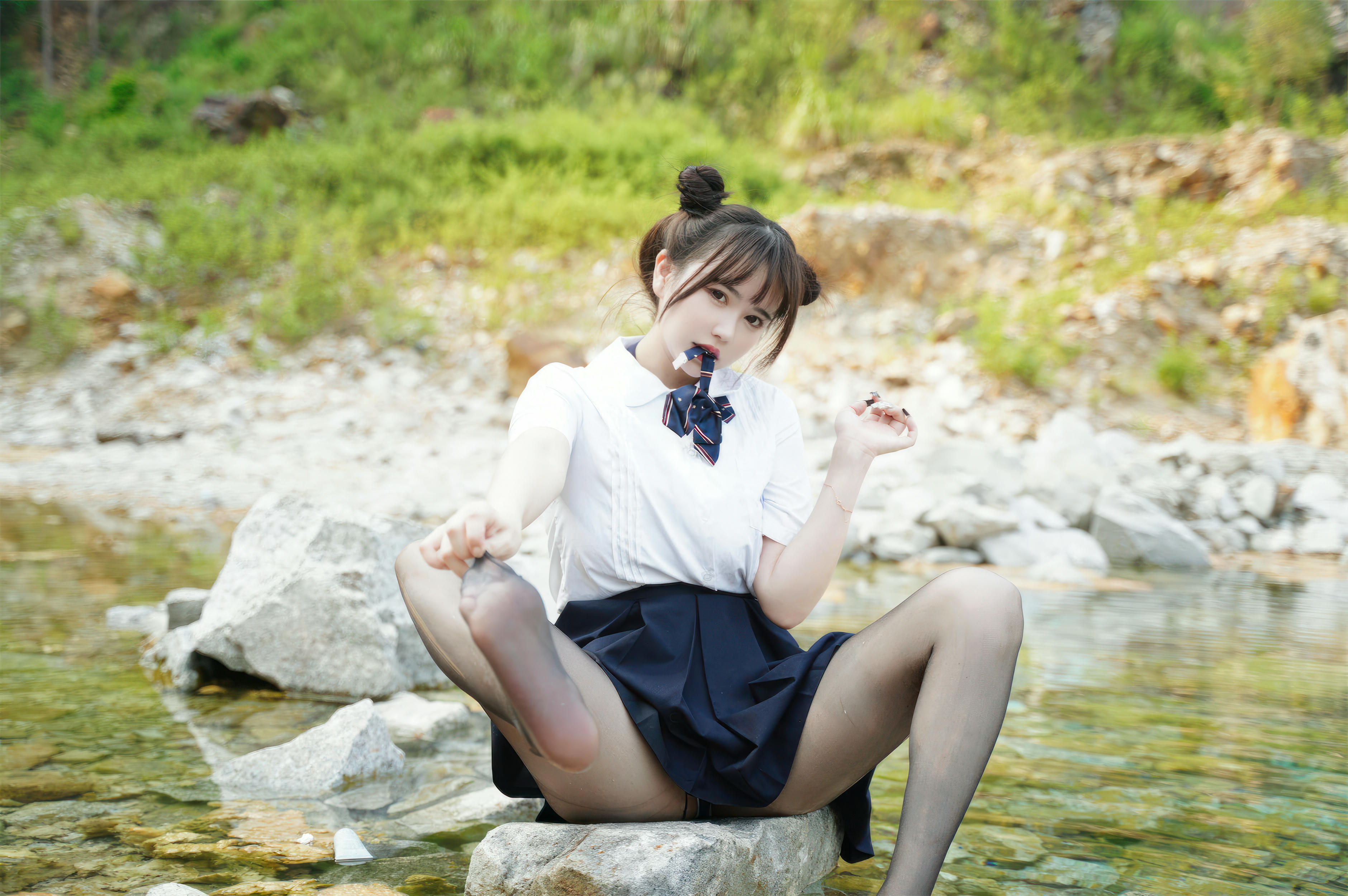 Tina很妖孽呀 NO.024 小溪体操服死库水JK[56P-529.7M]_第2集