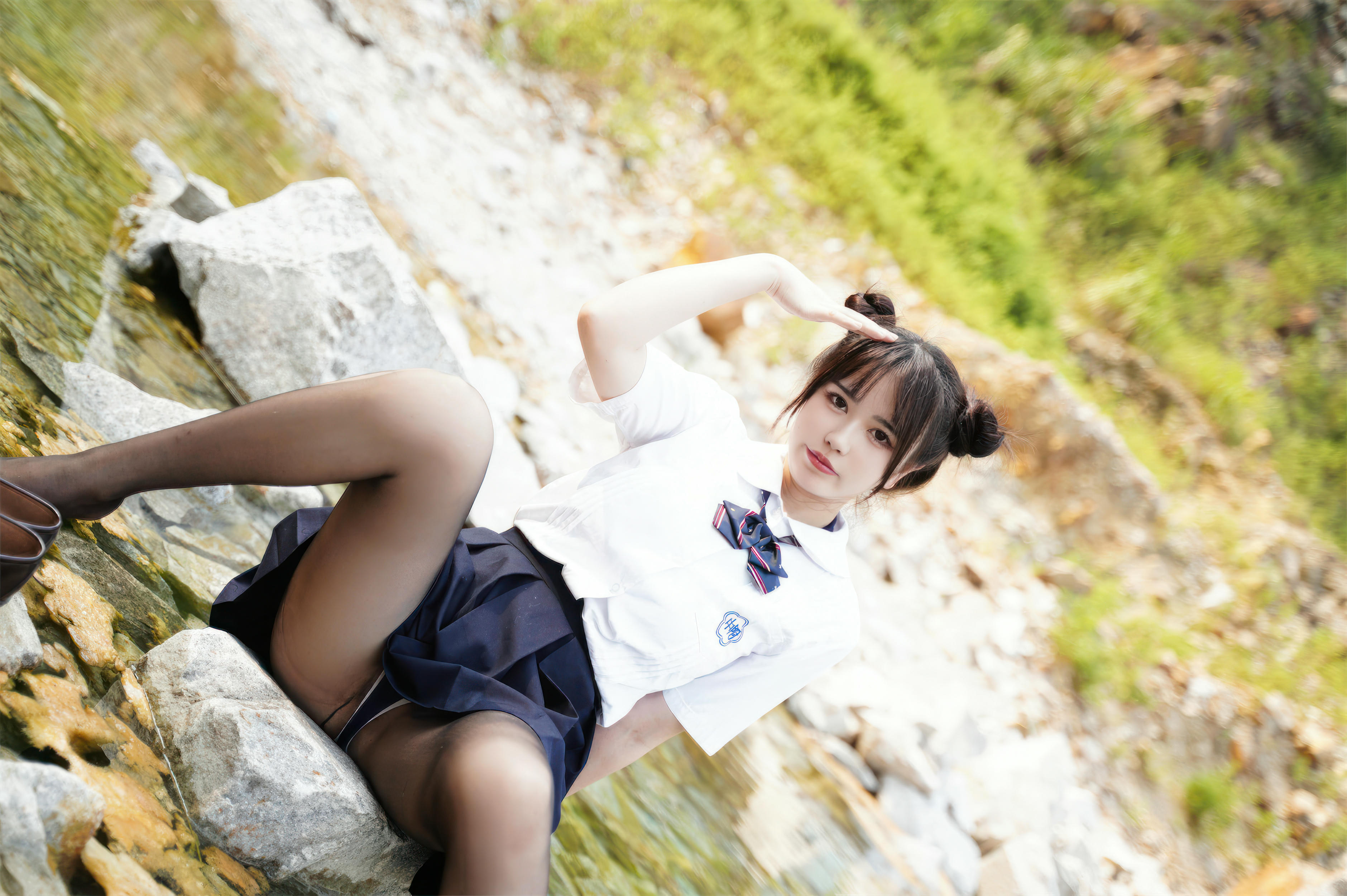 Tina很妖孽呀 NO.024 小溪体操服死库水JK[56P-529.7M]_第2集