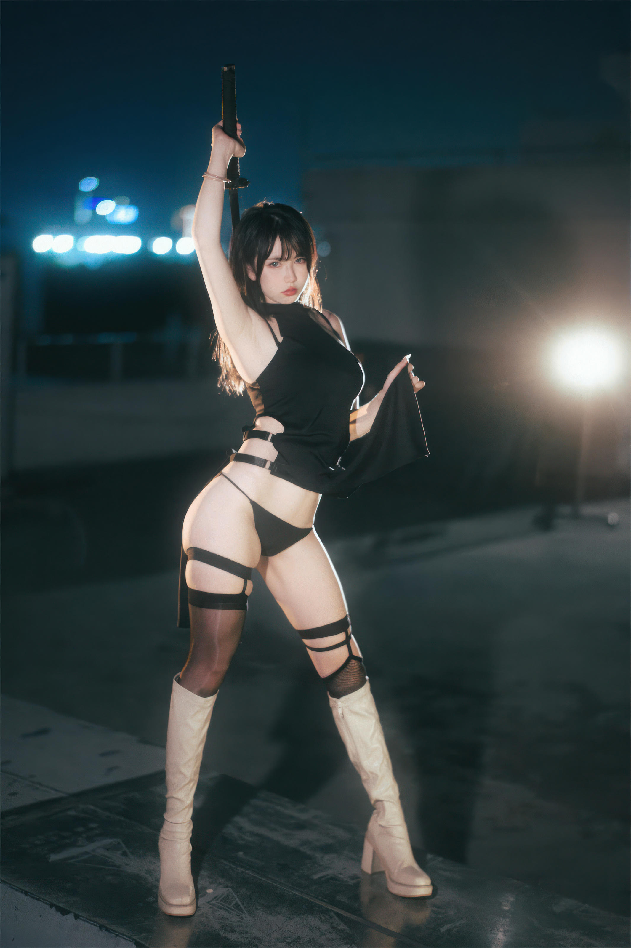 Tina很妖孽呀 NO.029 战斗服旗袍 [32P-283M]_第1集