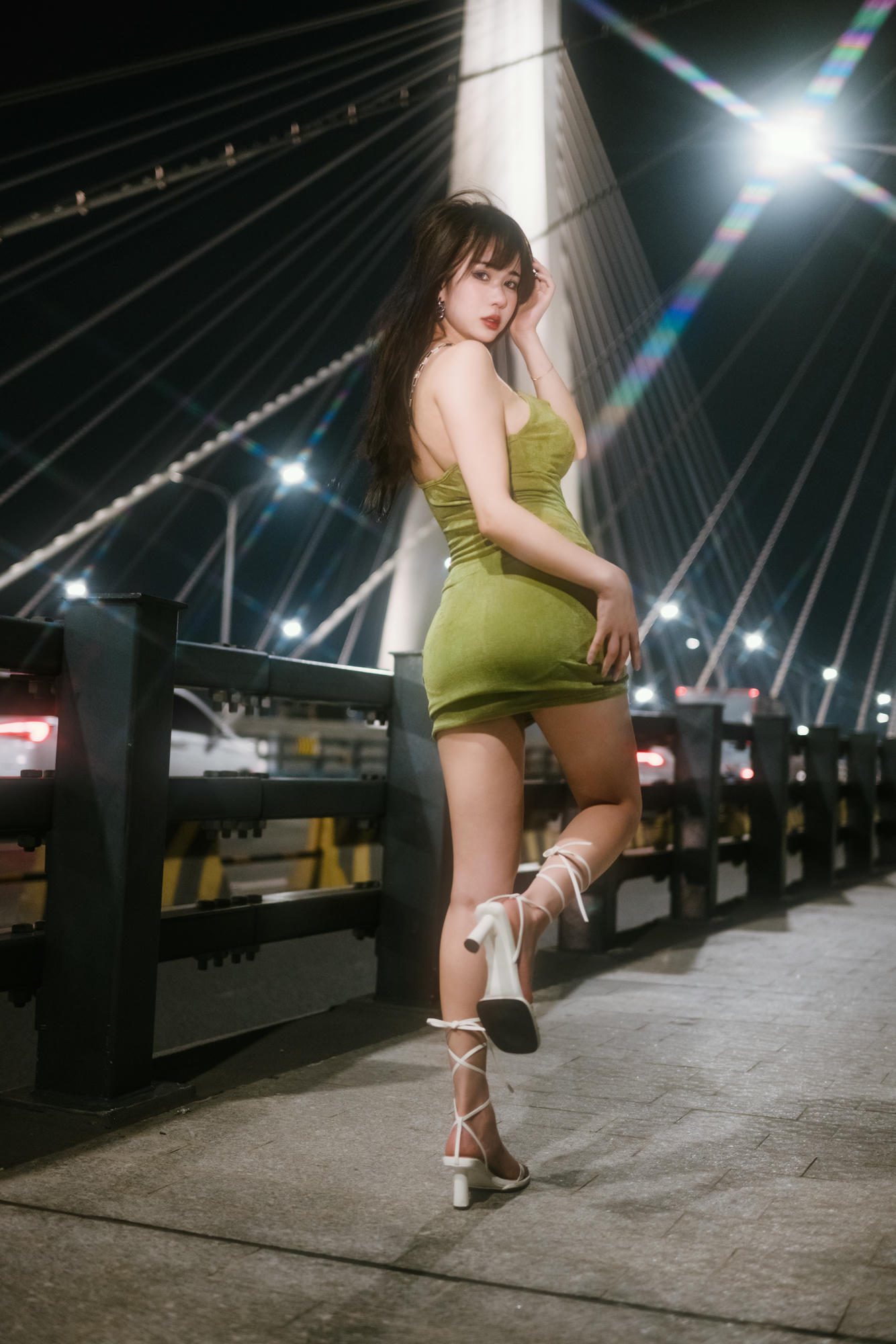 Tina很妖孽呀 NO.007 绿色连衣裙 [35P-208MB]_第1集