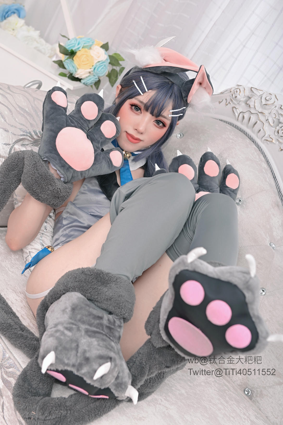 钛合金TiTi NO.057 美游猫咪 [20P-62MB]_第1集