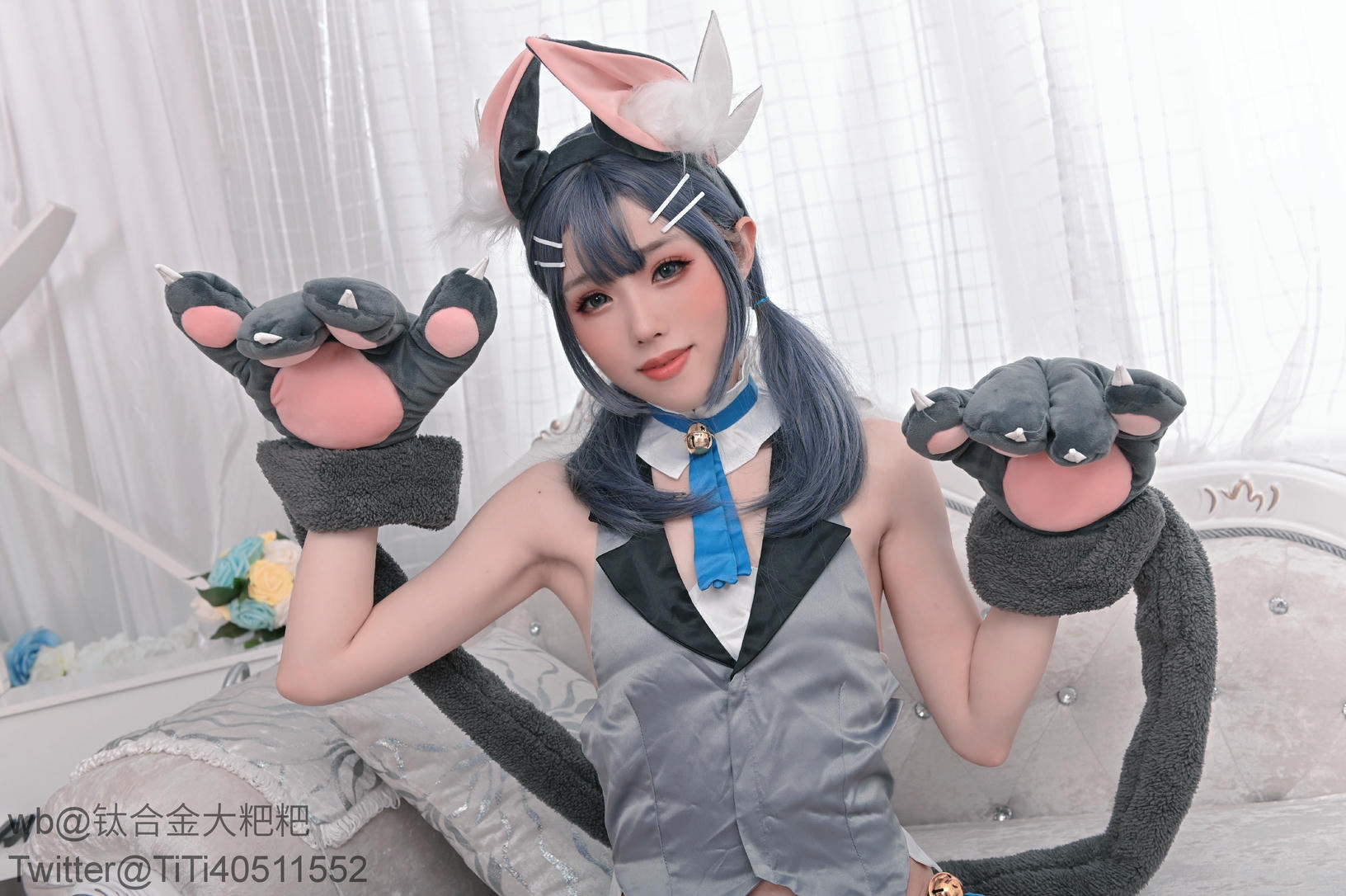 钛合金TiTi NO.057 美游猫咪 [20P-62MB]_第1集