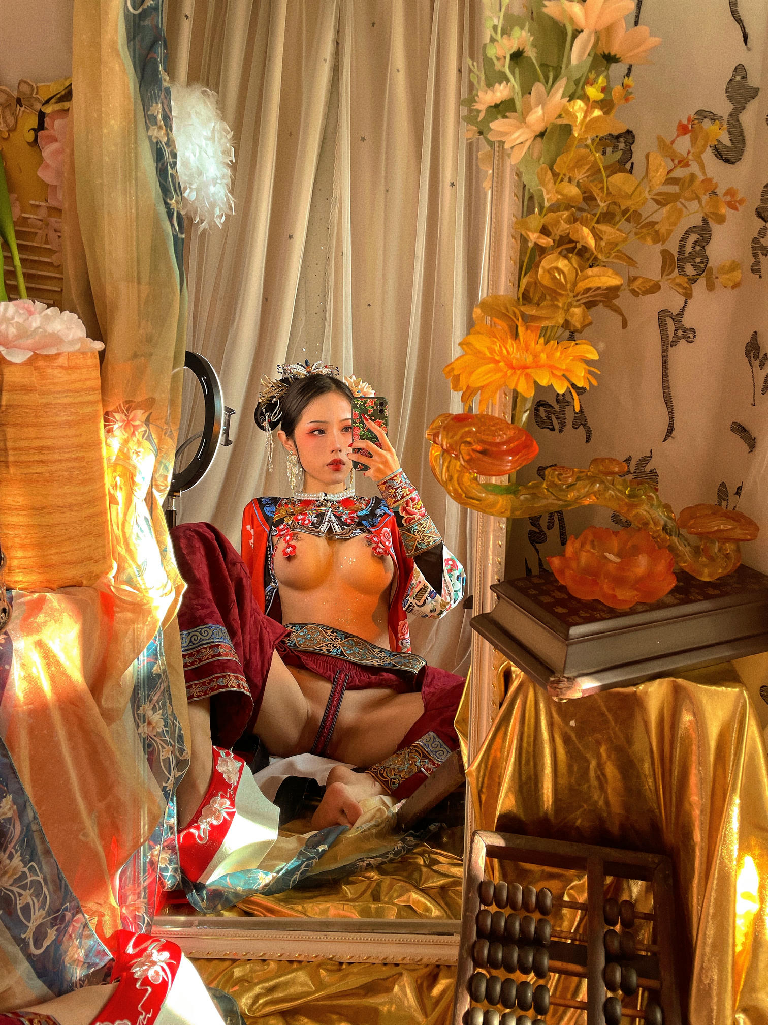 钛合金TiTi NO.076 满清服饰（绿娇红姹）[60P2V-1.51G]_第3集