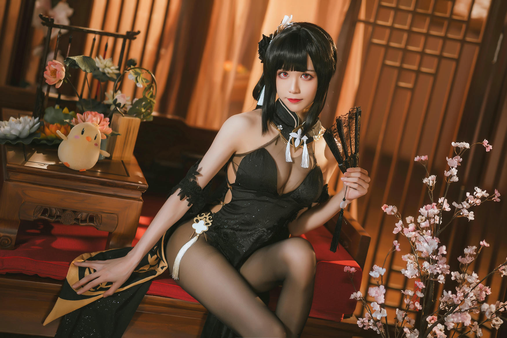 Tomoyo酱 NO.013 碧蓝航线 镇海旗袍 [27P 170MB]_第1集