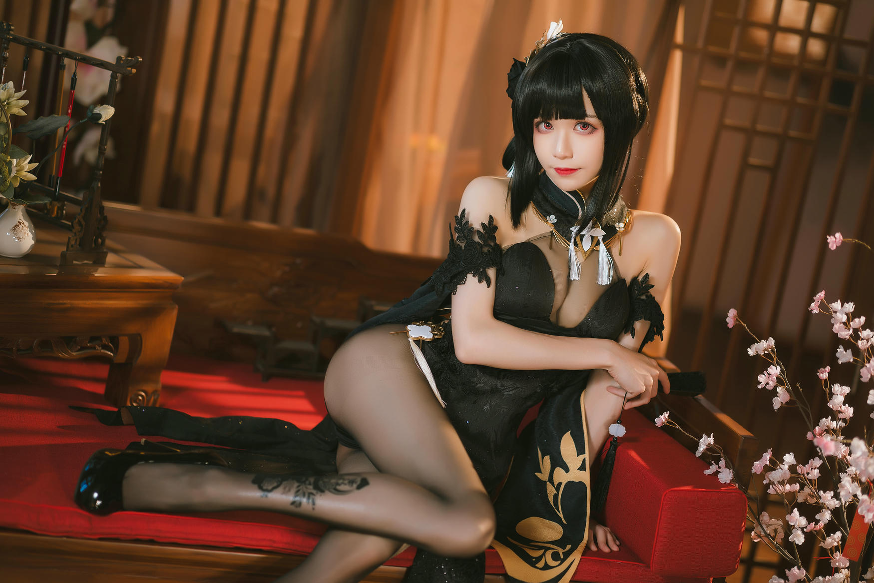 Tomoyo酱 NO.013 碧蓝航线 镇海旗袍 [27P 170MB]_第2集