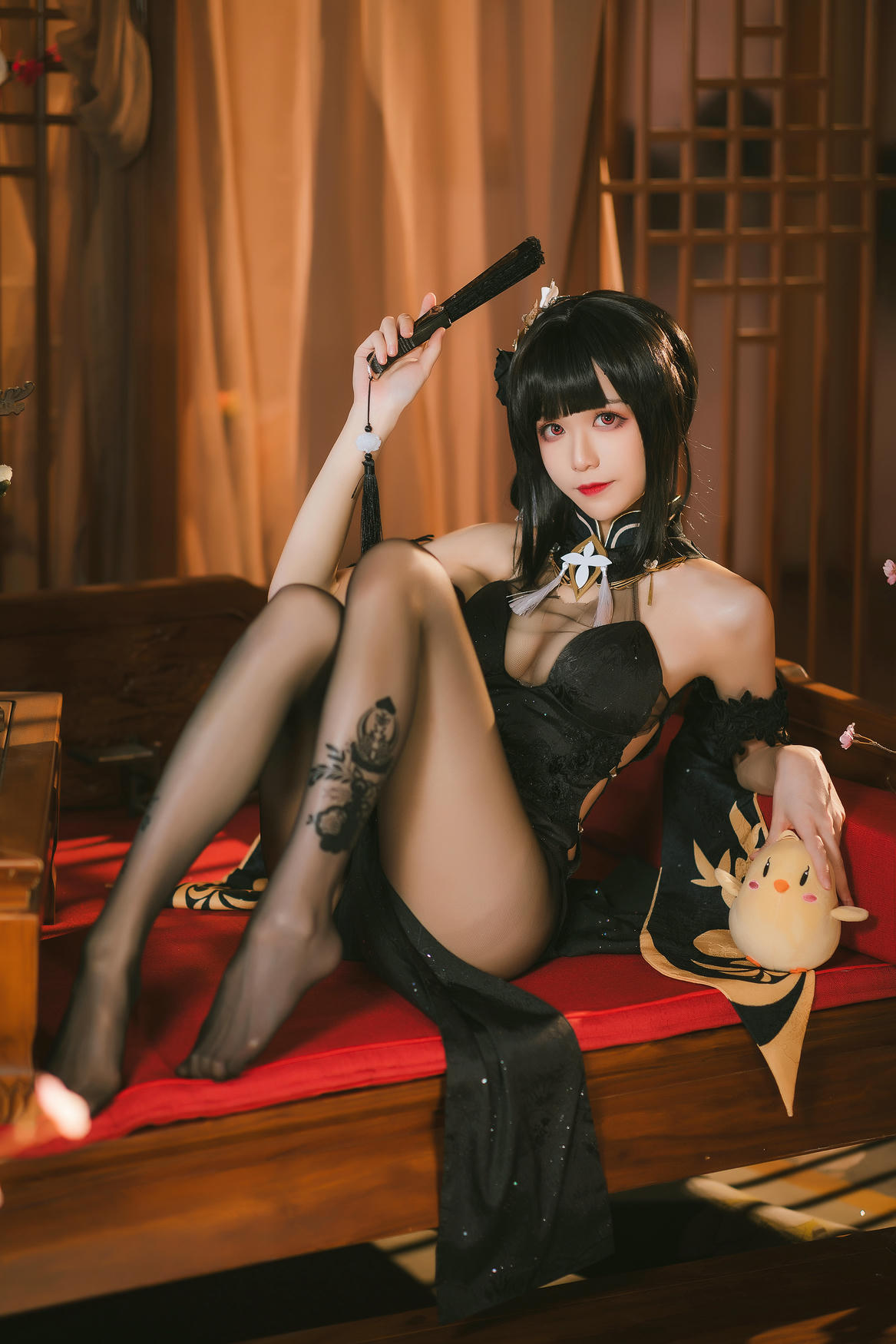 Tomoyo酱 NO.013 碧蓝航线 镇海旗袍 [27P 170MB]_第3集