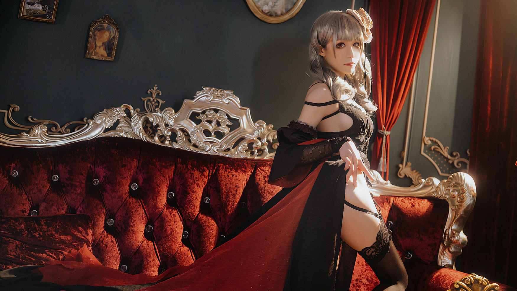 Tomoyo酱 NO.015 碧蓝-吕佐夫礼服 [29P 200MB]_第2集