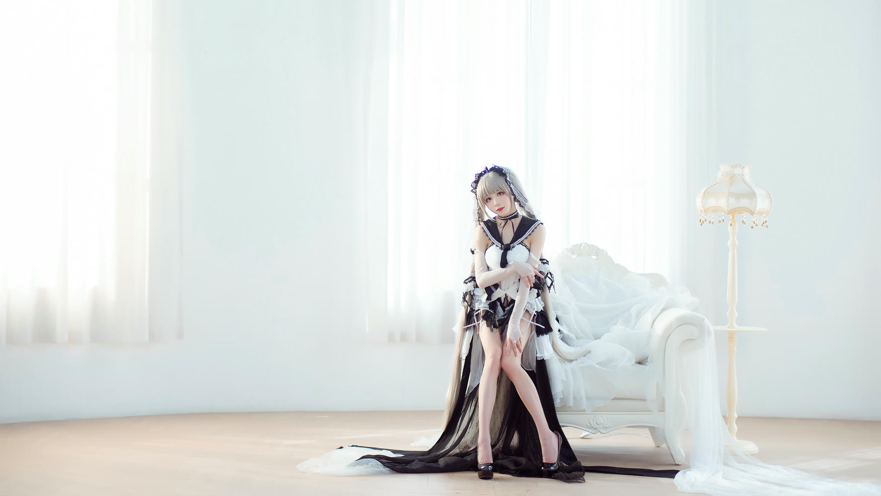 Tomoyo酱 NO.028 碧蓝-可畏礼服 [27P 200MB]-冷色_第1集