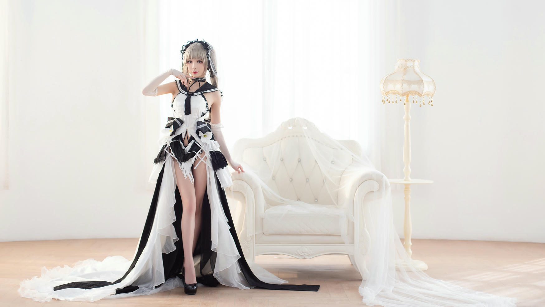 Tomoyo酱 NO.028 碧蓝-可畏礼服 [27P 200MB]-暖色_第1集