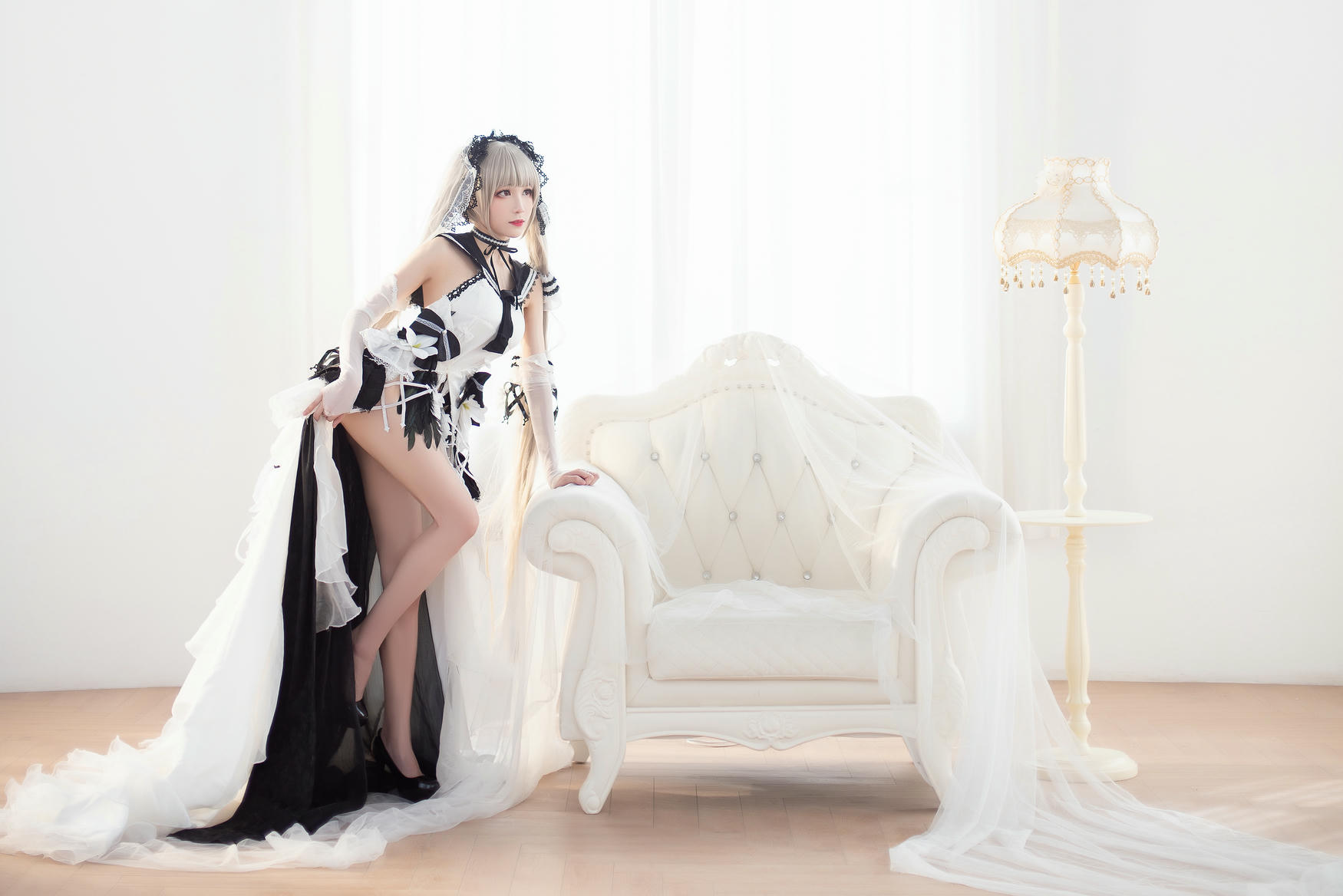 Tomoyo酱 NO.028 碧蓝-可畏礼服 [27P 200MB]-暖色_第1集